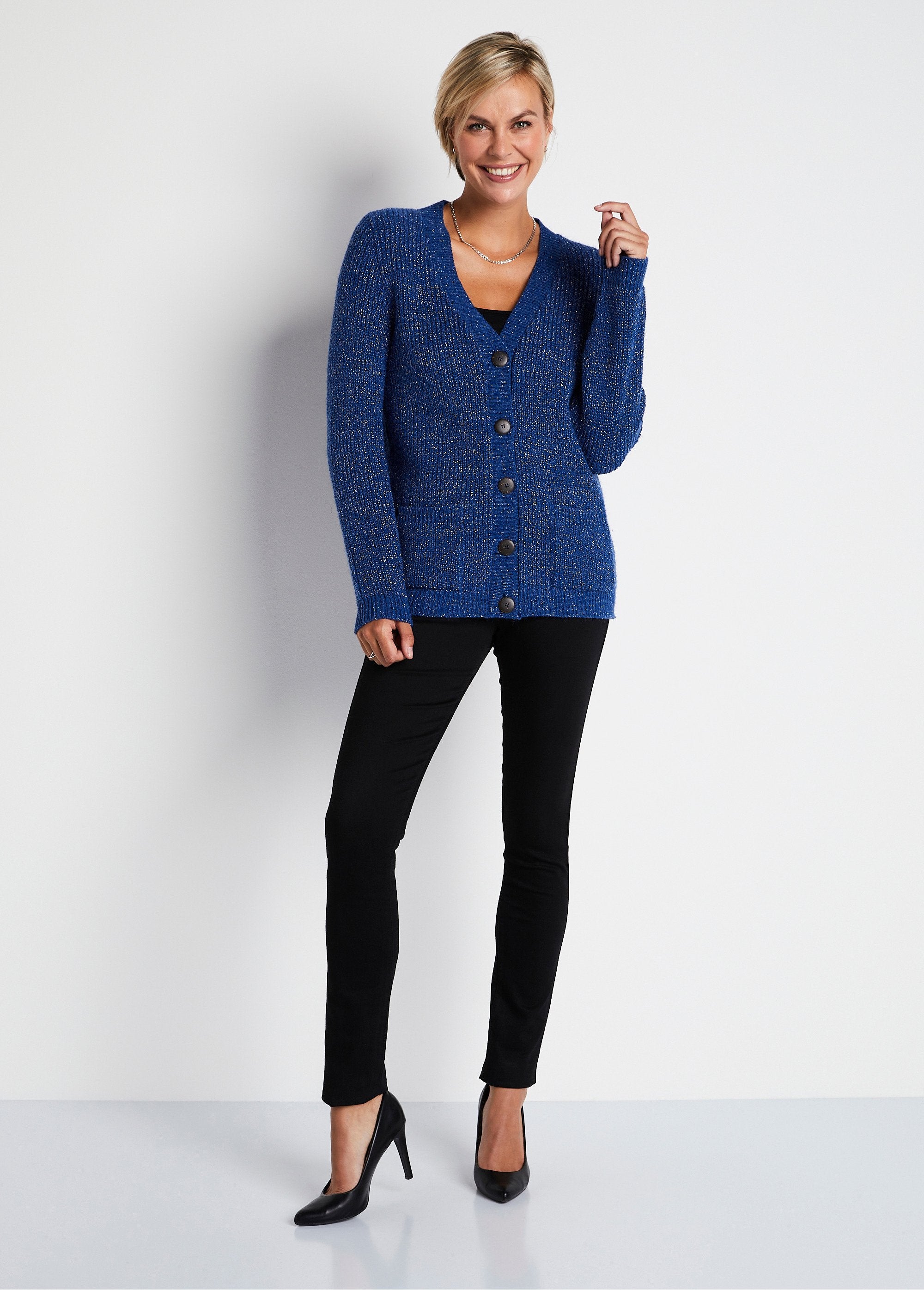 Cardigan_abbottonato_di_media_lunghezza_in_maglia_perlata_con_lana_BLU_SF1_slim