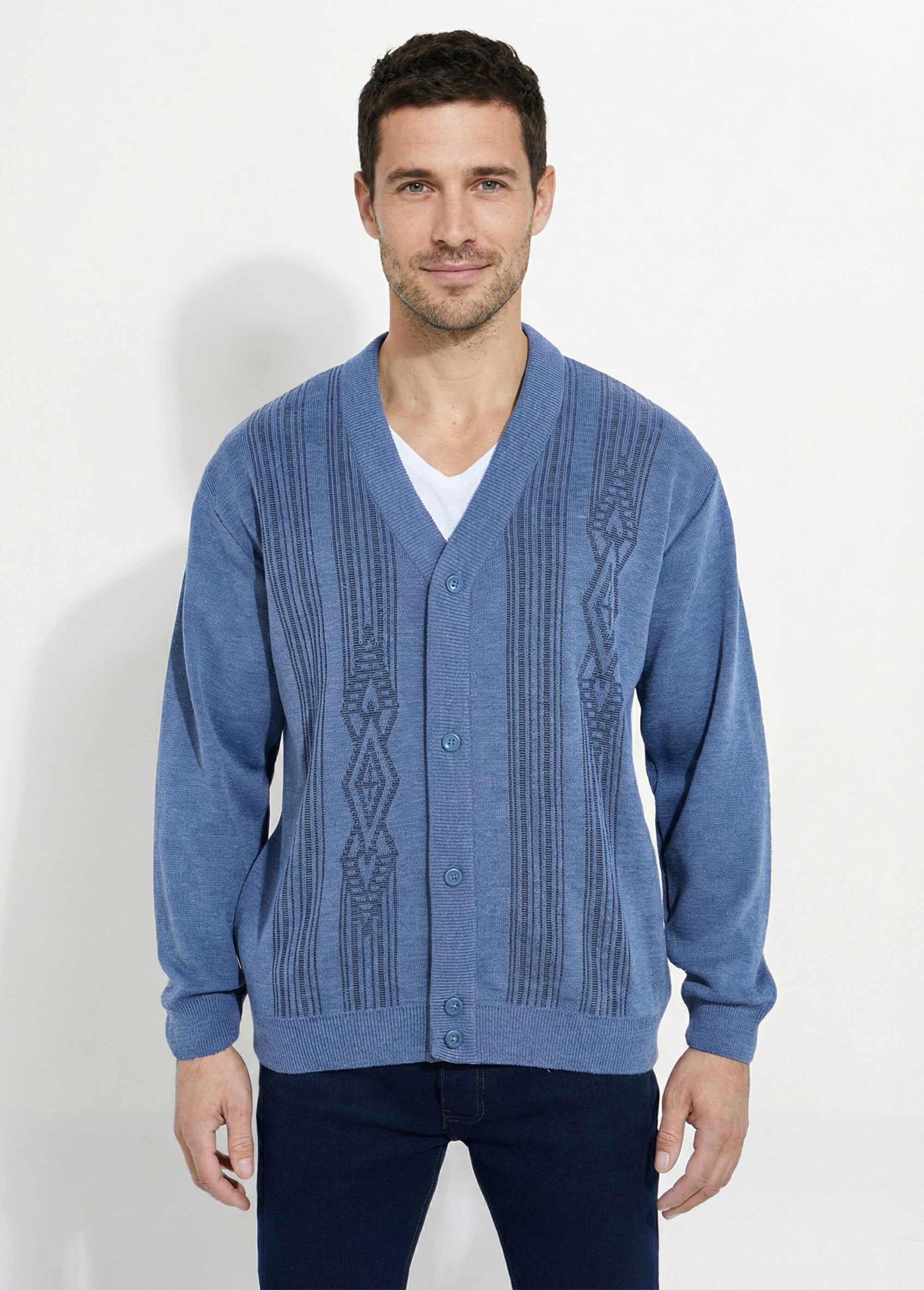 Cardigan_in_lana_a_maniche_lunghe_con_scollo_a_V_e_bottoni_Chine_bleu_FA1_slim