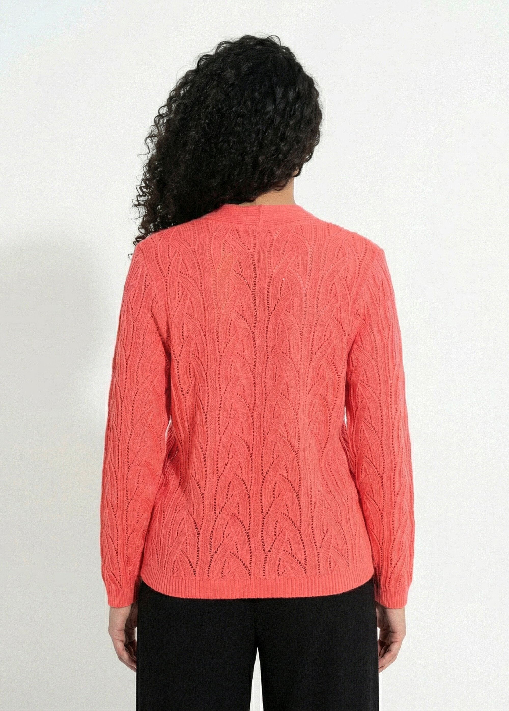 Cardigan_corto_traforato_con_bottoni_Corail_DO1_slim
