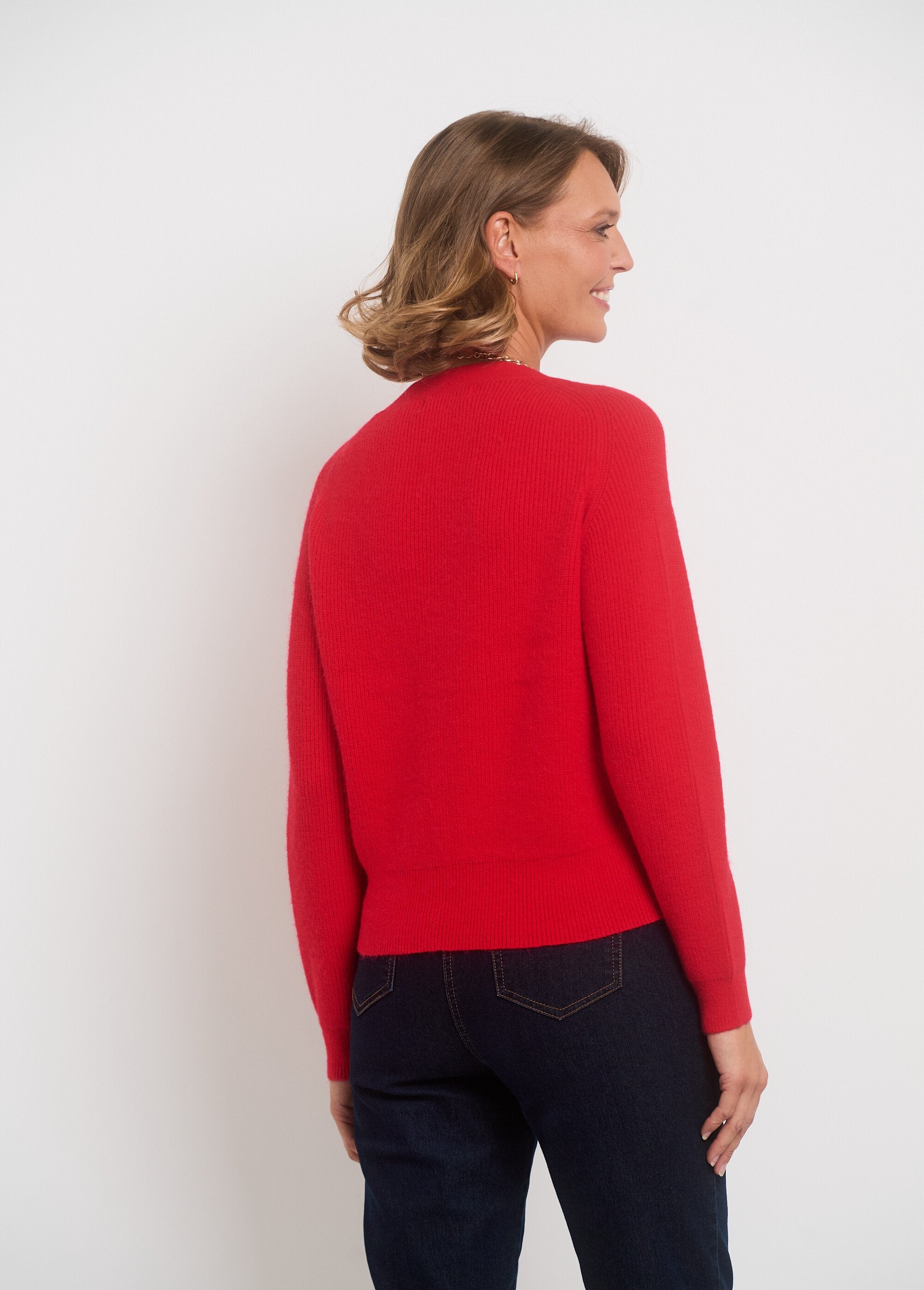 Cardigan_corto_con_scollo_a_V_e_bottoni_a_contrasto_Rouge_DO1_slim