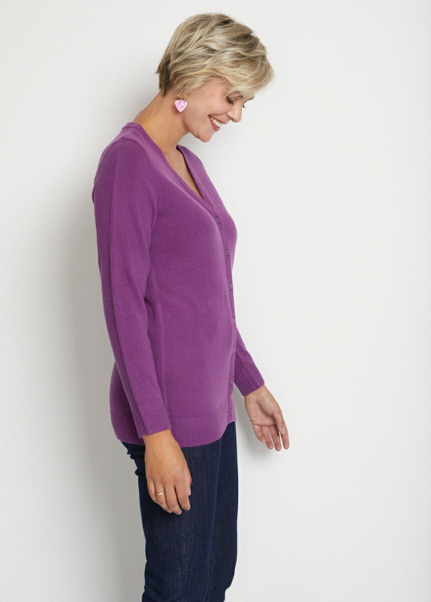 Cardigan_abbottonato_di_media_lunghezza_in_morbida_maglia_VIOLA_DR1_slim