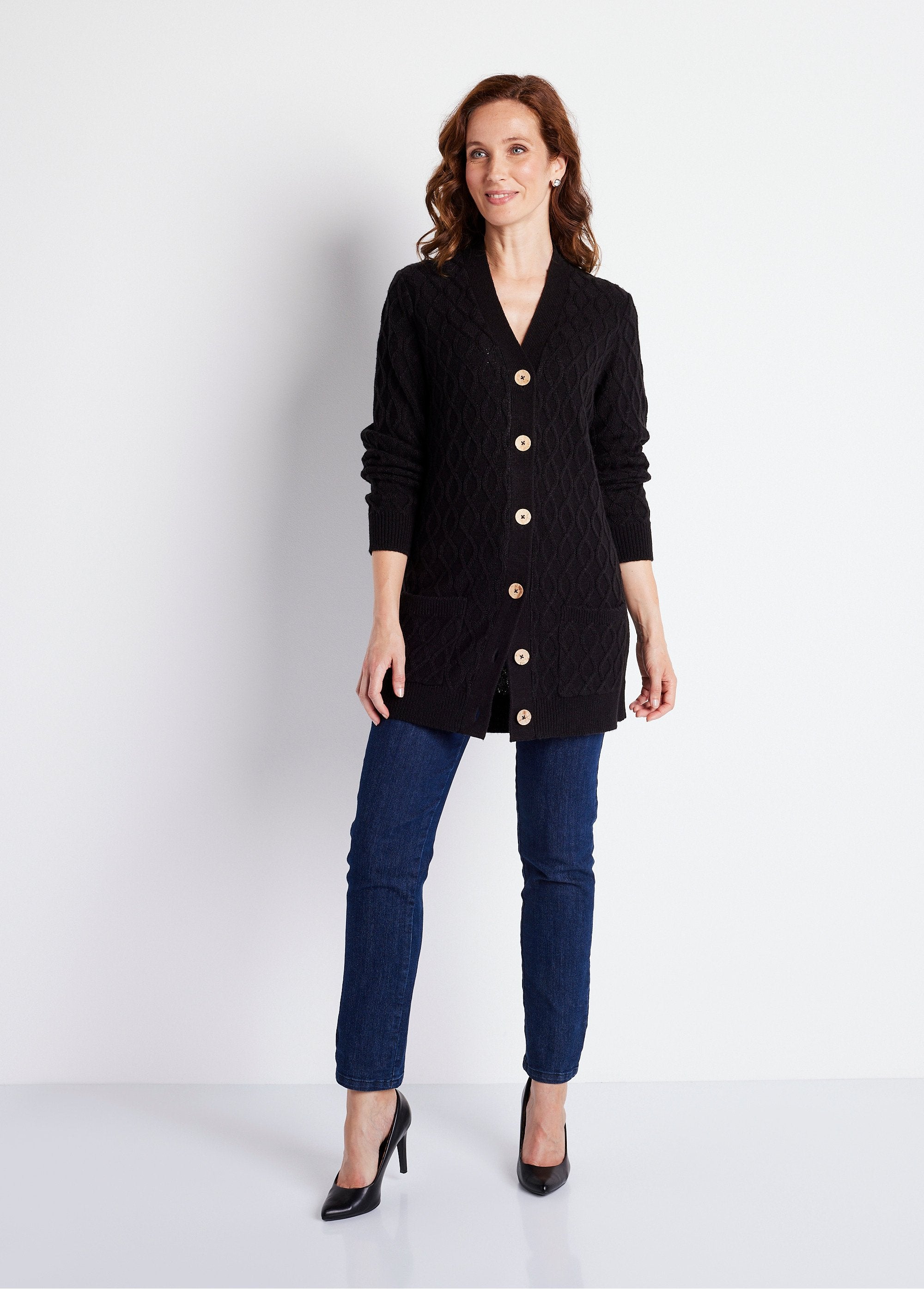 Cardigan_lungo_con_scollo_a_V_e_bottoni_Nero_SF1_slim