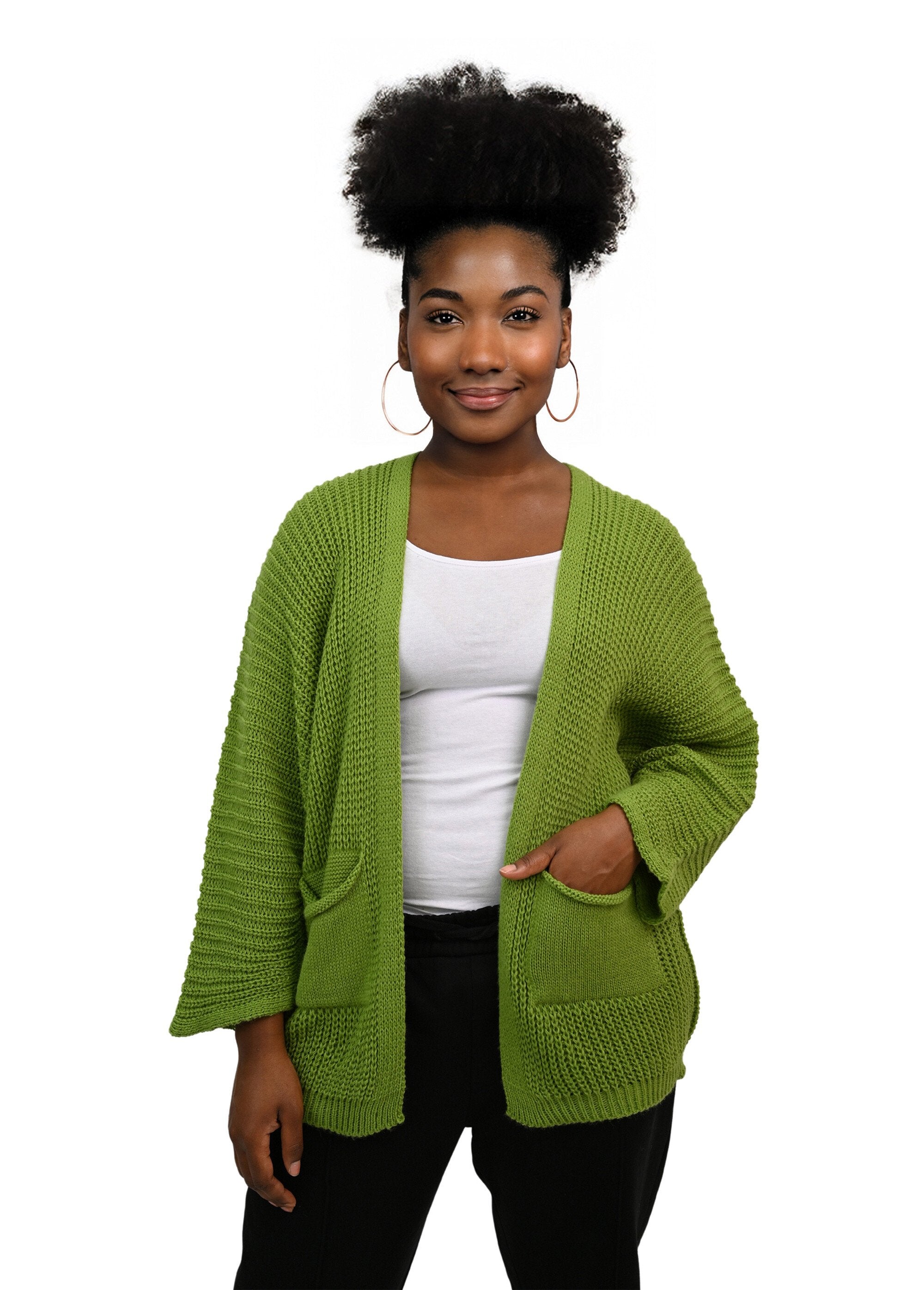 Cardigan_lungo_in_maglia_con_tasche_applicate_Vert_olive_FA1_curvy