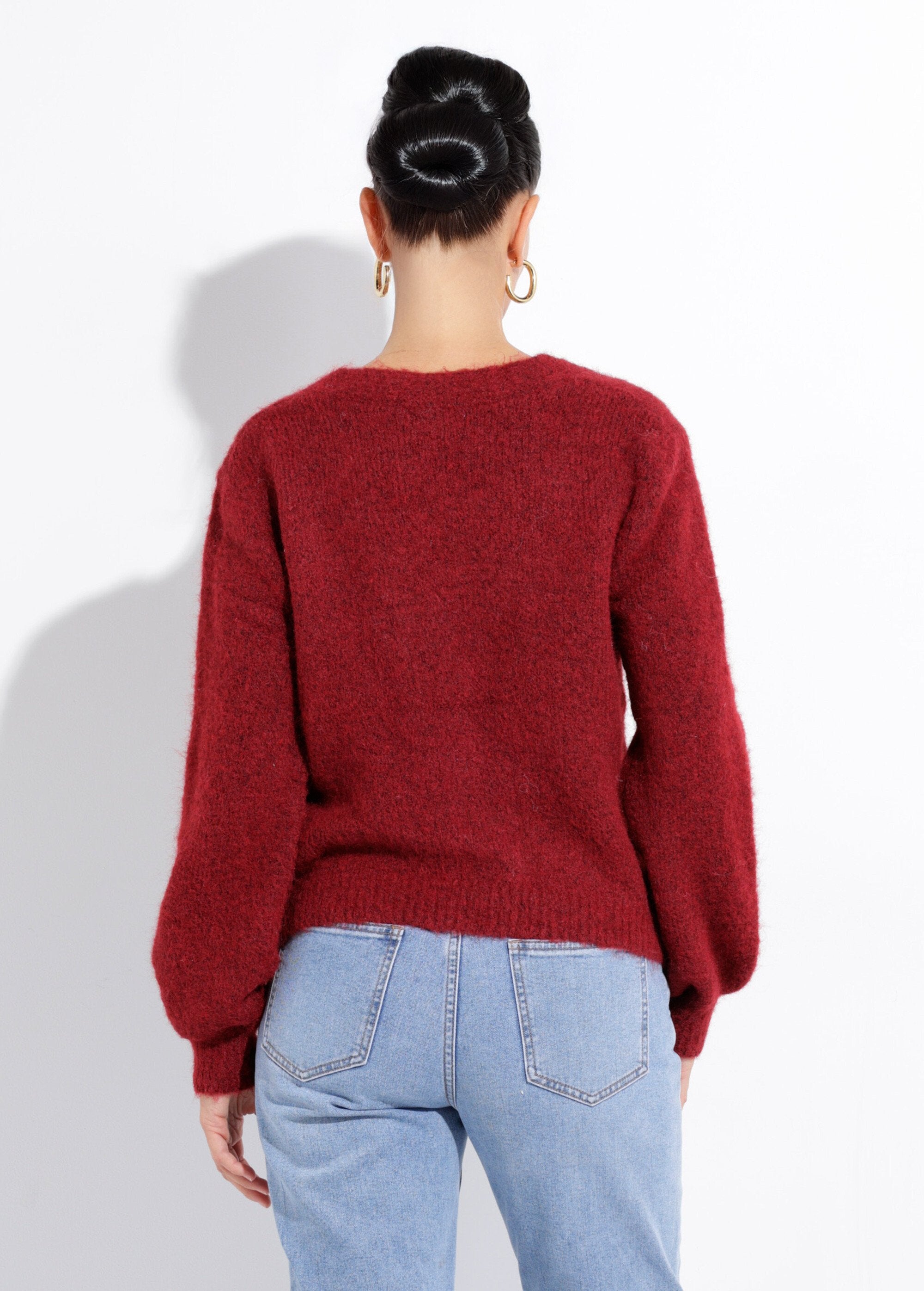 Cardigan_in_morbida_maglia_con_bottoni_gioiello_Bordeaux_DO1_slim