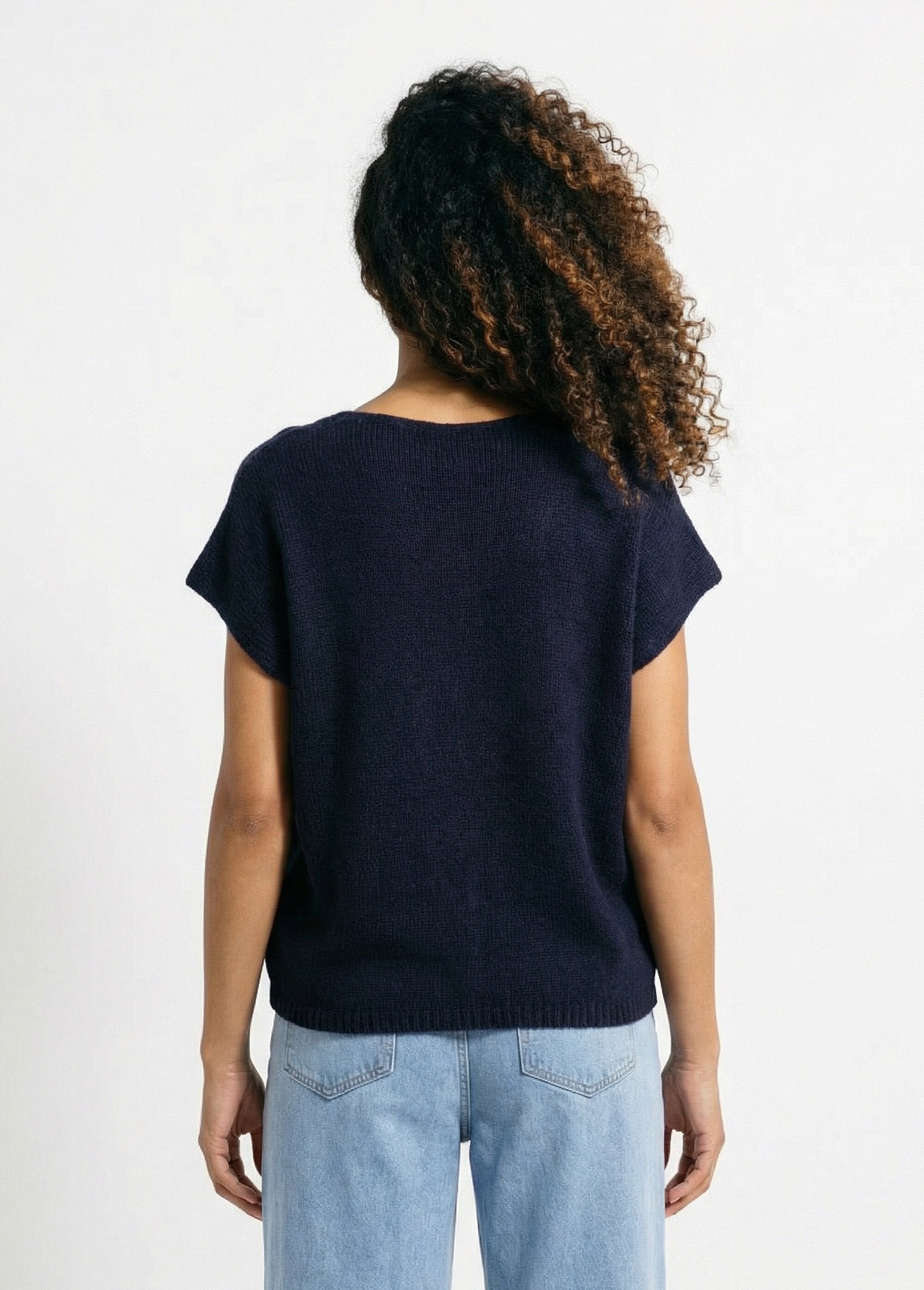 Cardigan_a_maniche_corte_con_bottoni_metallici_Marine_DO1_slim