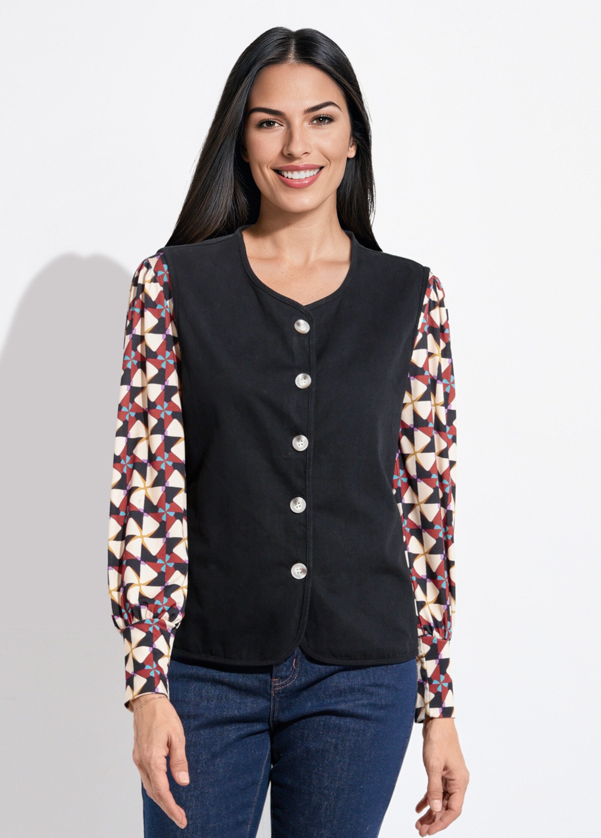 Cardigan_senza_maniche_con_scollo_rotondo_in_twill_Noir_FA1_slim