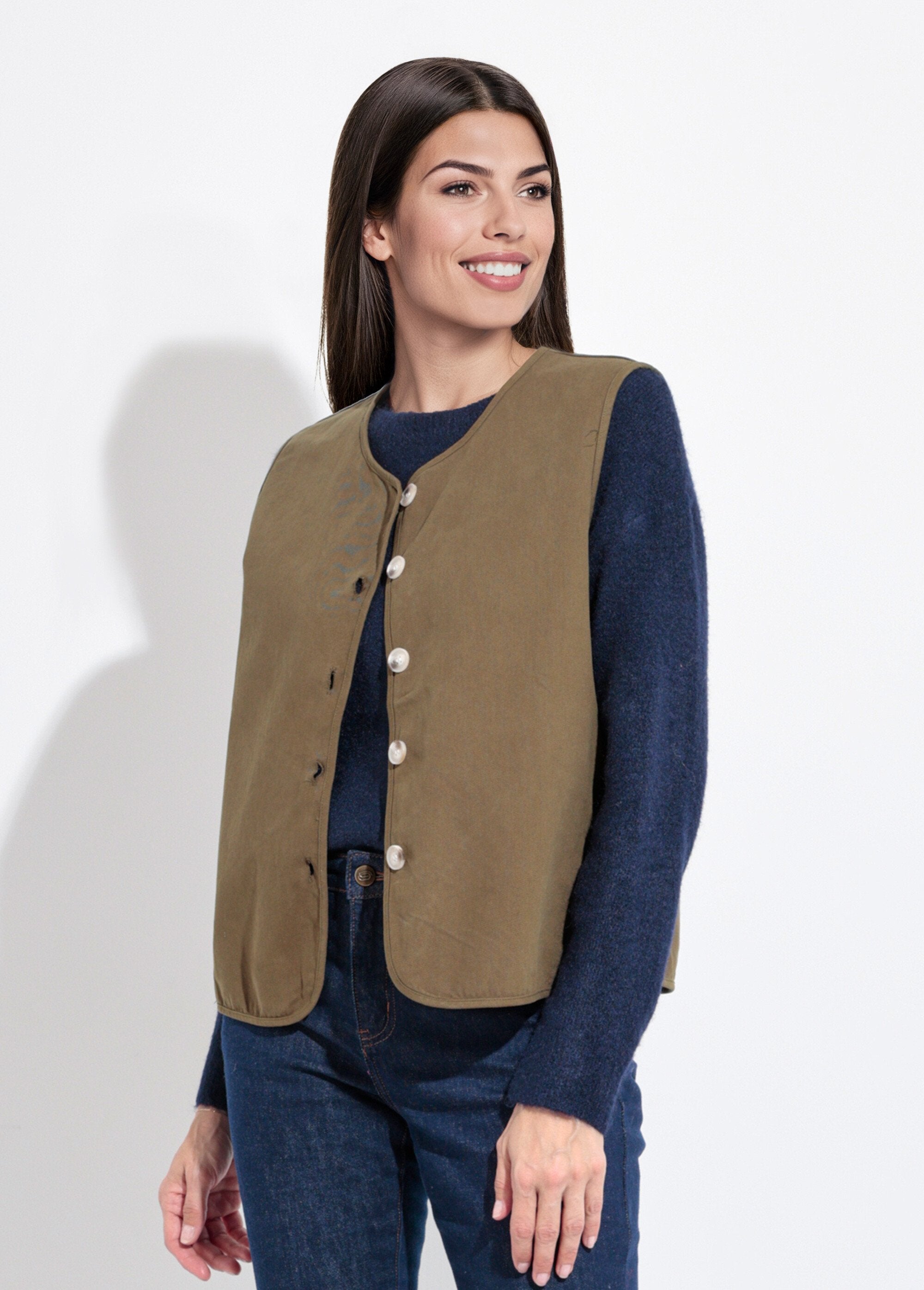 Cardigan_senza_maniche_con_scollo_rotondo_in_twill_Kaki_FA1_slim