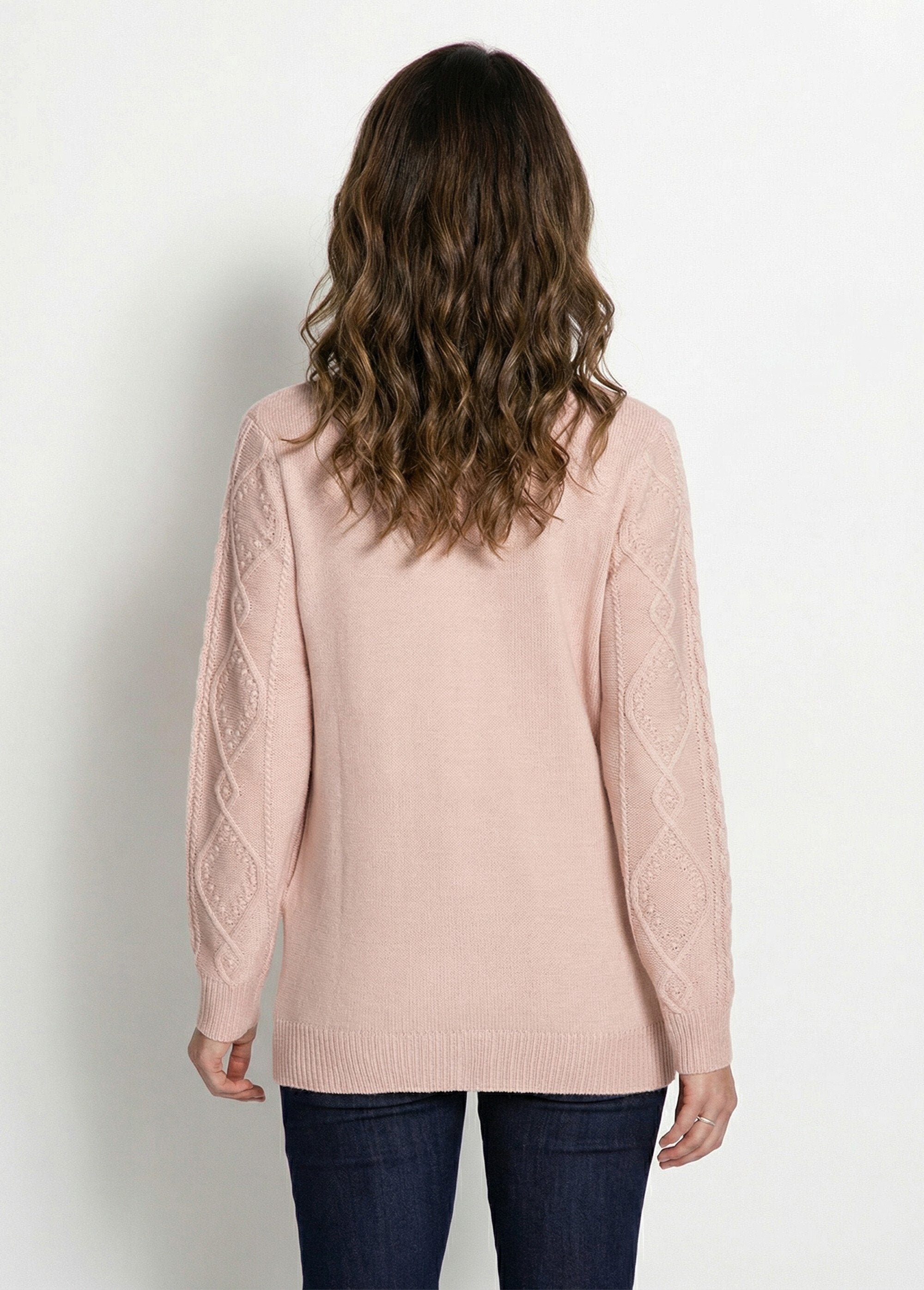 Caldo_cardigan_con_zip_e_collo_alto_lavorato_a_maglia_Rosa_DO1_slim