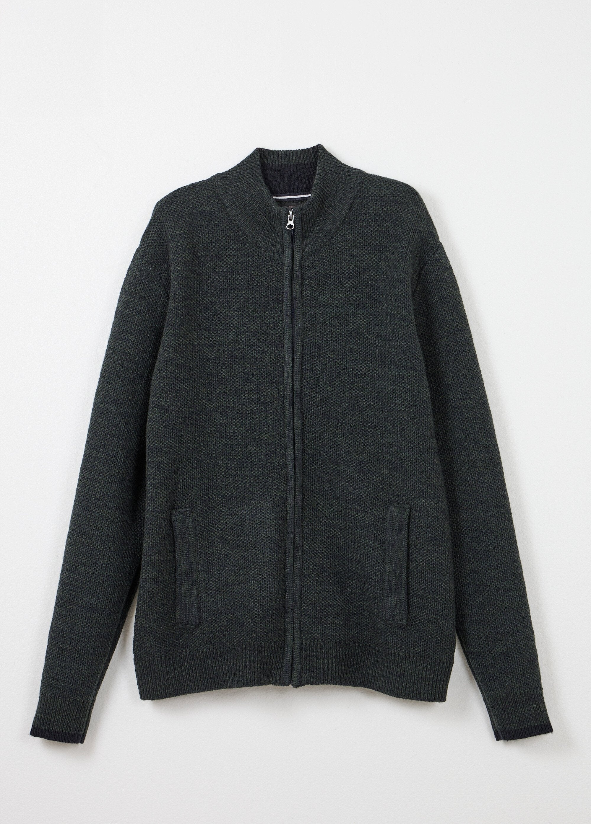 Cardigan_con_cerniera_e_collo_alto_in_maglia_di_lana_screziata_Vert_AP1_slim