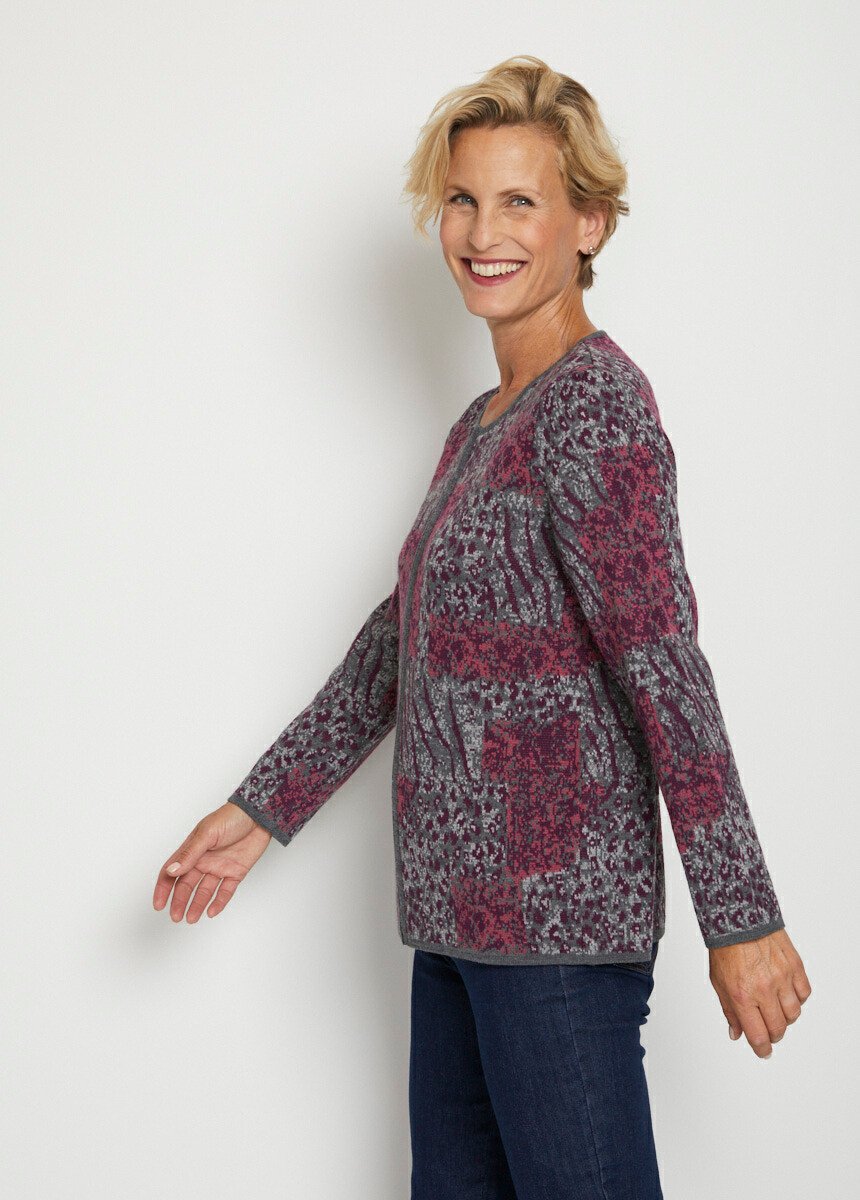 Cardigan_con_zip_a_metà_lunghezza_in_jacquard_leopardato_Ribes_grigio_e_nero_DR1_slim