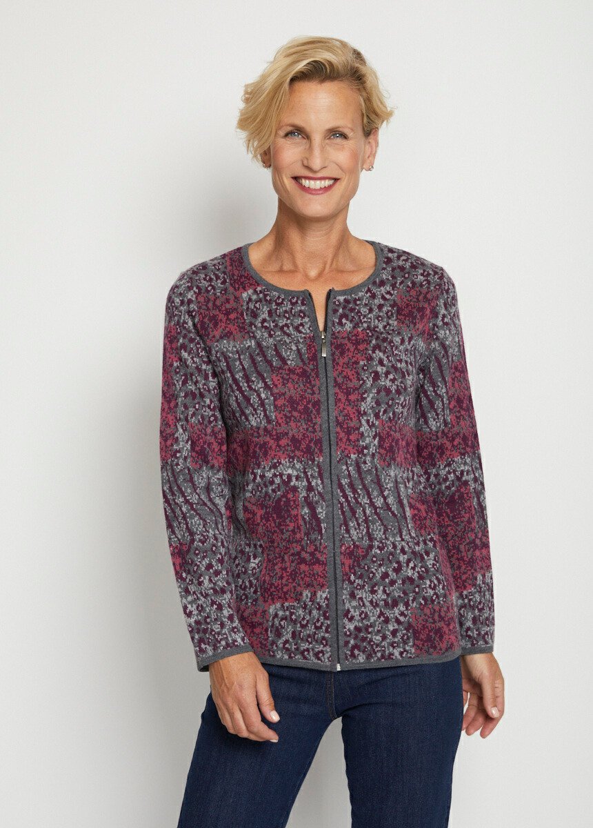 Cardigan_con_zip_a_metà_lunghezza_in_jacquard_leopardato_Ribes_grigio_e_nero_FA1_slim