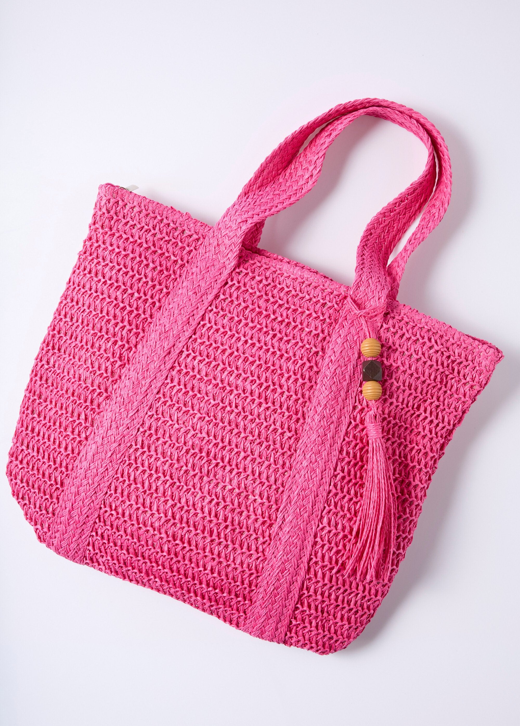 Borsa_grande_in_paglia_con_pompon_di_perle_Fuchsia_AP1_slim