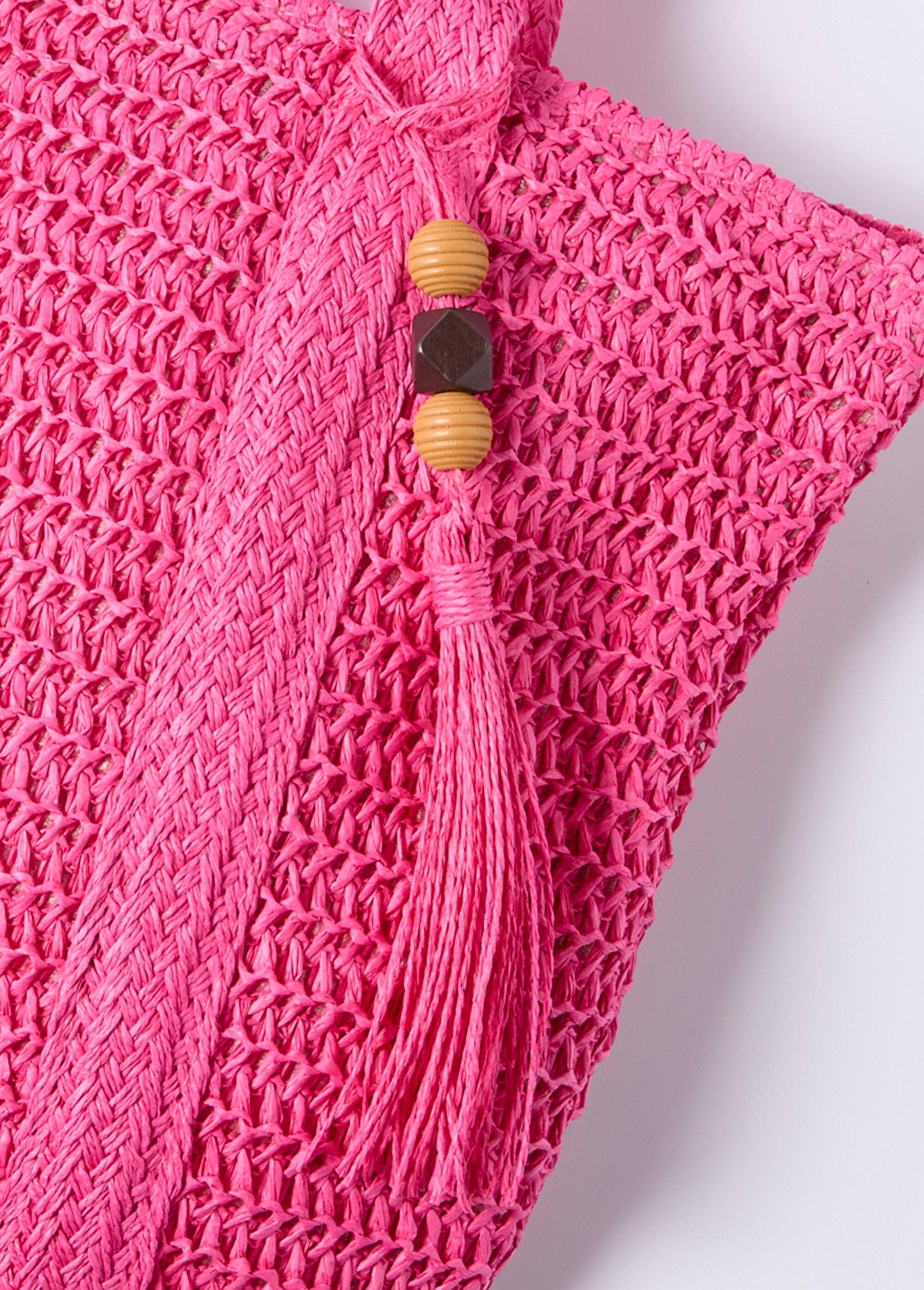 Borsa_grande_in_paglia_con_pompon_di_perle_Fuchsia_DE2_slim