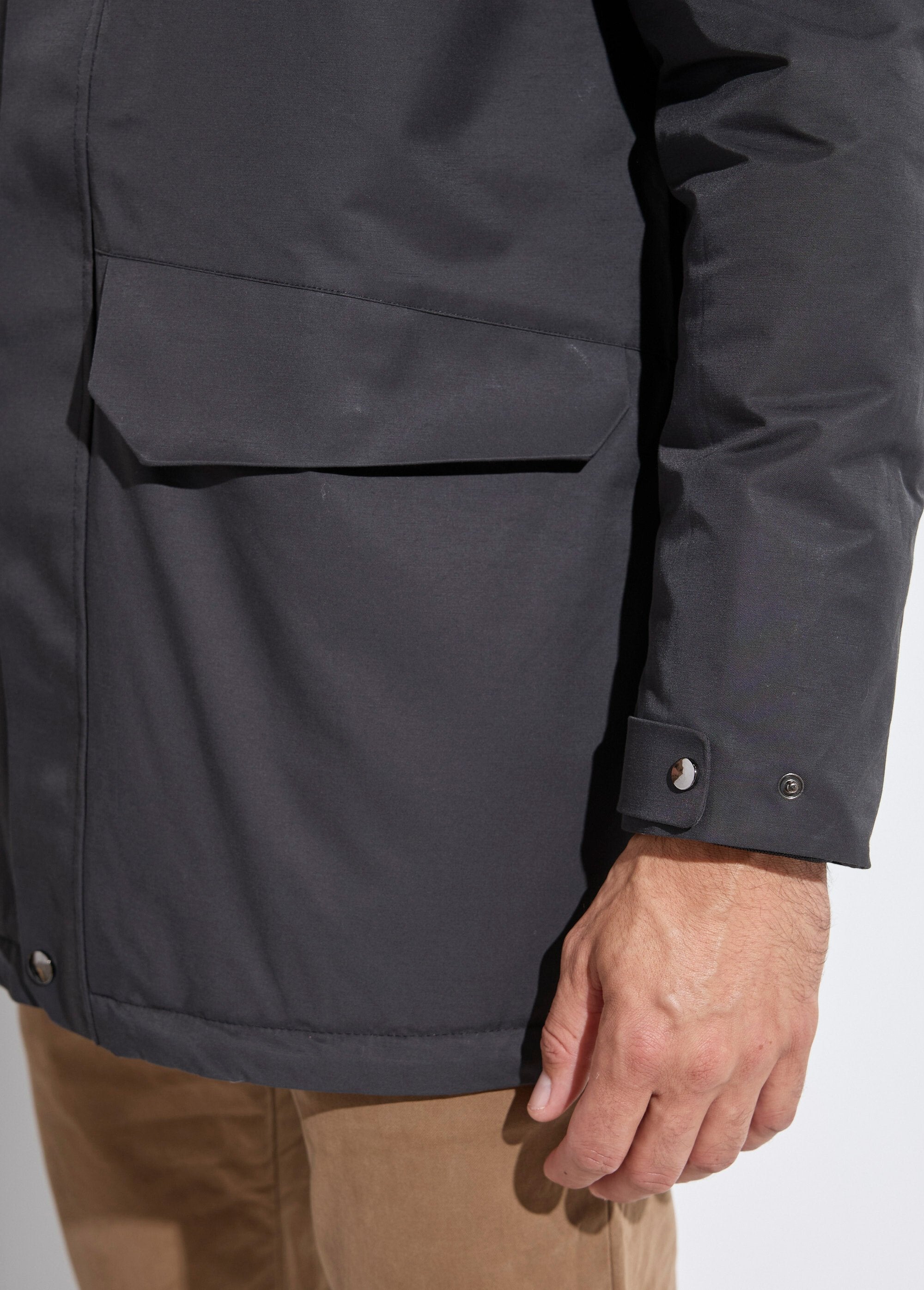 Parka_con_cappuccio_e_fodera_in_pelliccia_Noir_DE2_slim