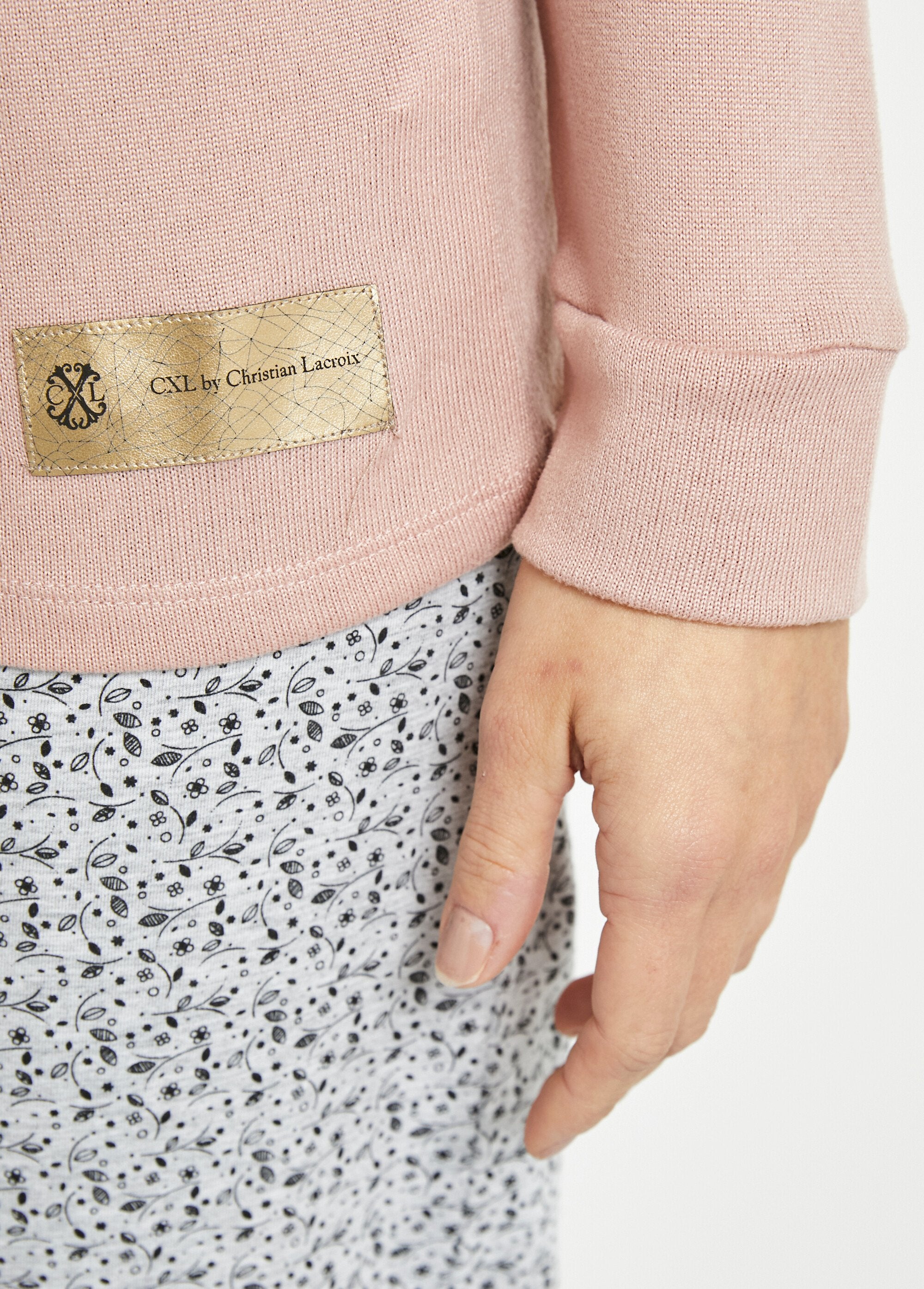 Haut_de_pyjama_uni_manches_longues_Rose_DE2_slim