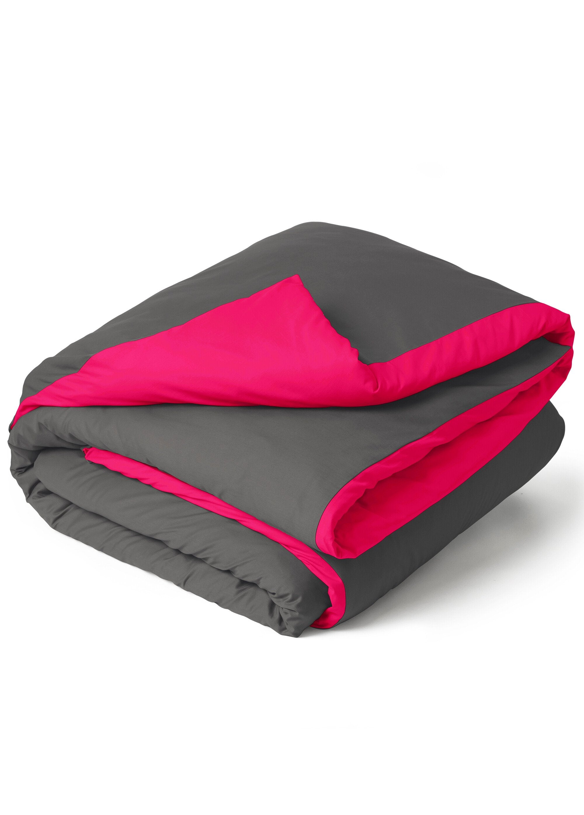 Copripiumino_in_puro_cotone_uni_RELAX_Antracite_e_fucsia_DE1_slim