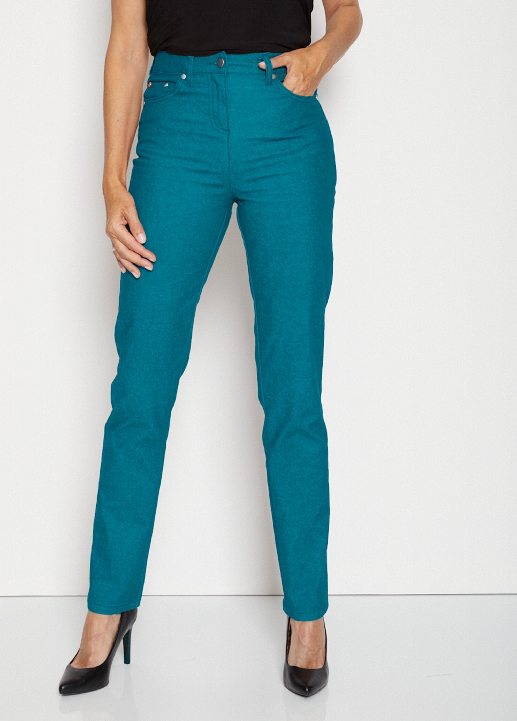 Jeans_colorati_MORPHOSTYLE_in_tessuto_elasticizzato_Vert_FA1_slim