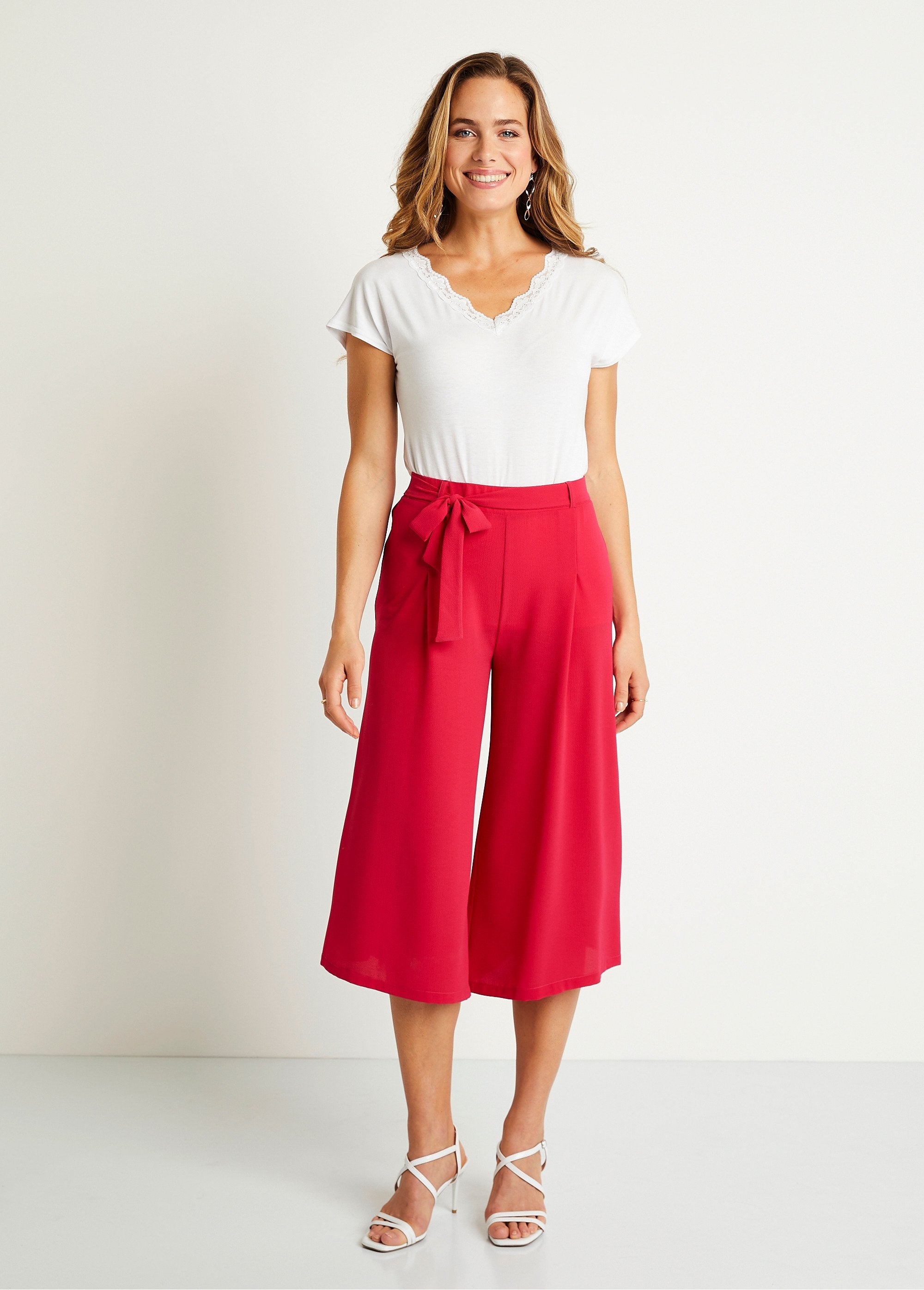 Culottes_lunghi_con_elastico_in_vita_Fucsia_tinta_unita_SF1_slim