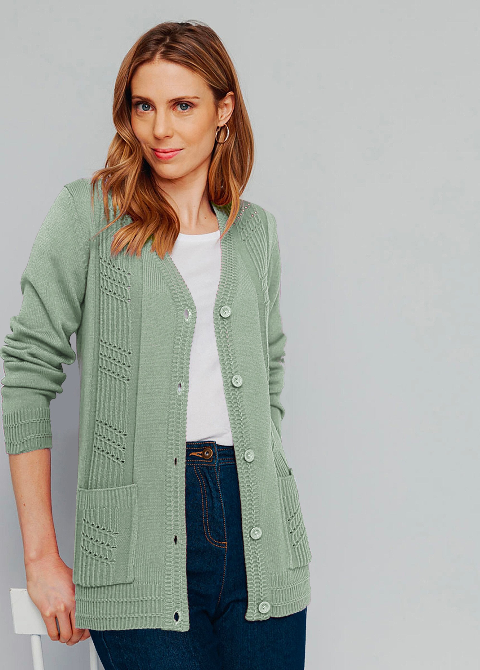 Cardigan_a_maniche_lunghe_con_bottoni_Verde_FA1_slim