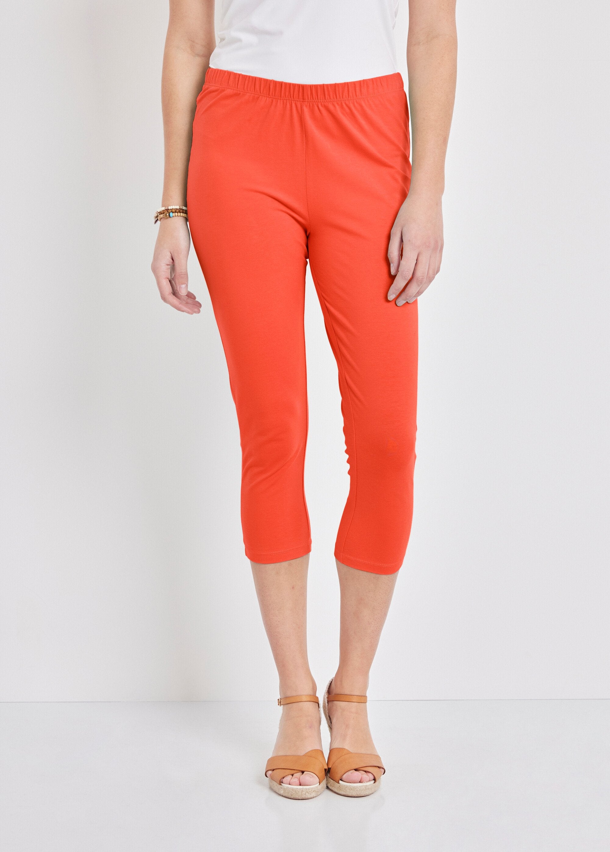 Leggings_corti_in_cotone_tinta_unita_o_stampato_Uni_corail_FA1_slim