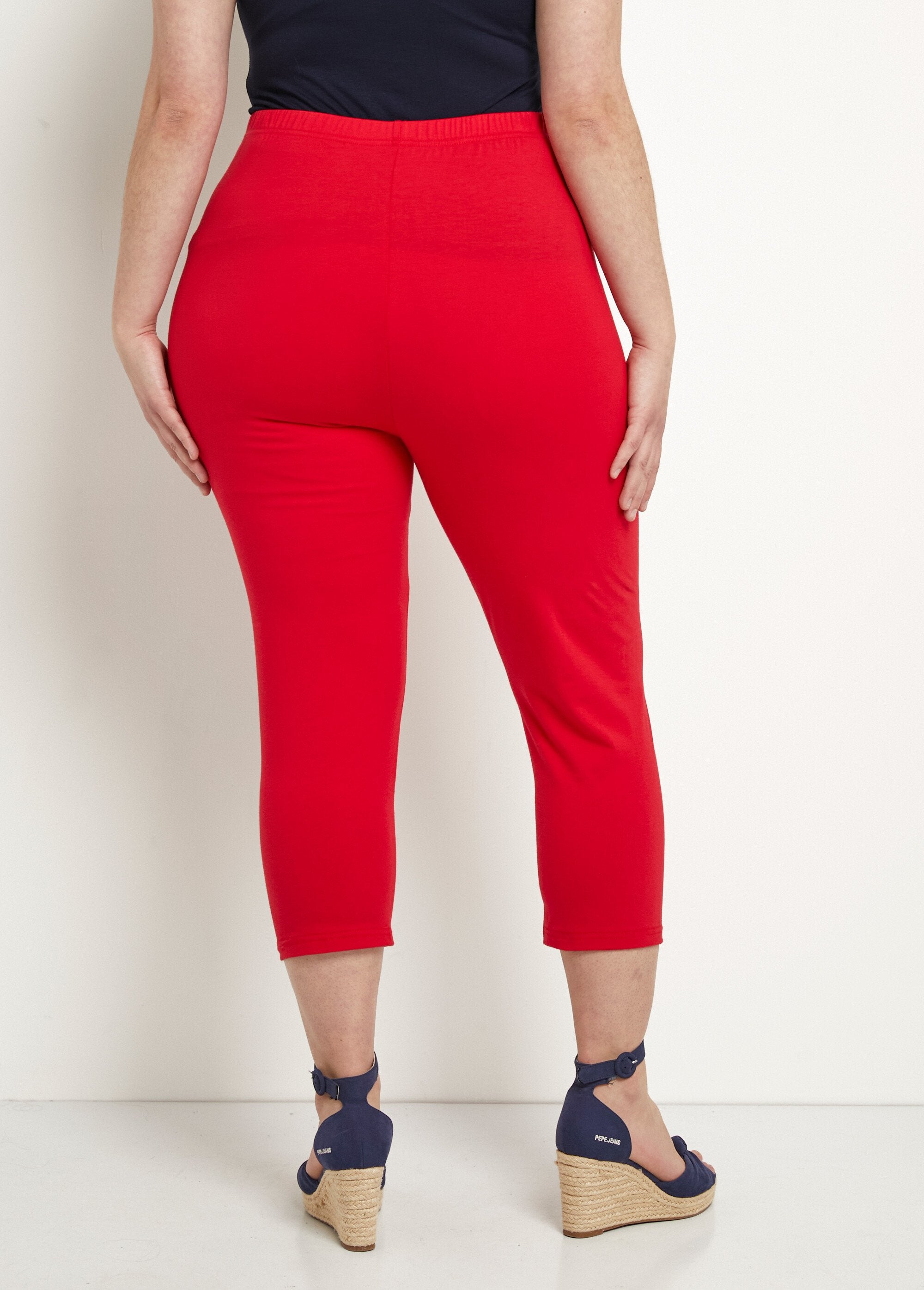 Leggings_corti_in_cotone_con_elastico_in_vita_Uni_capucine_DO1_curvy