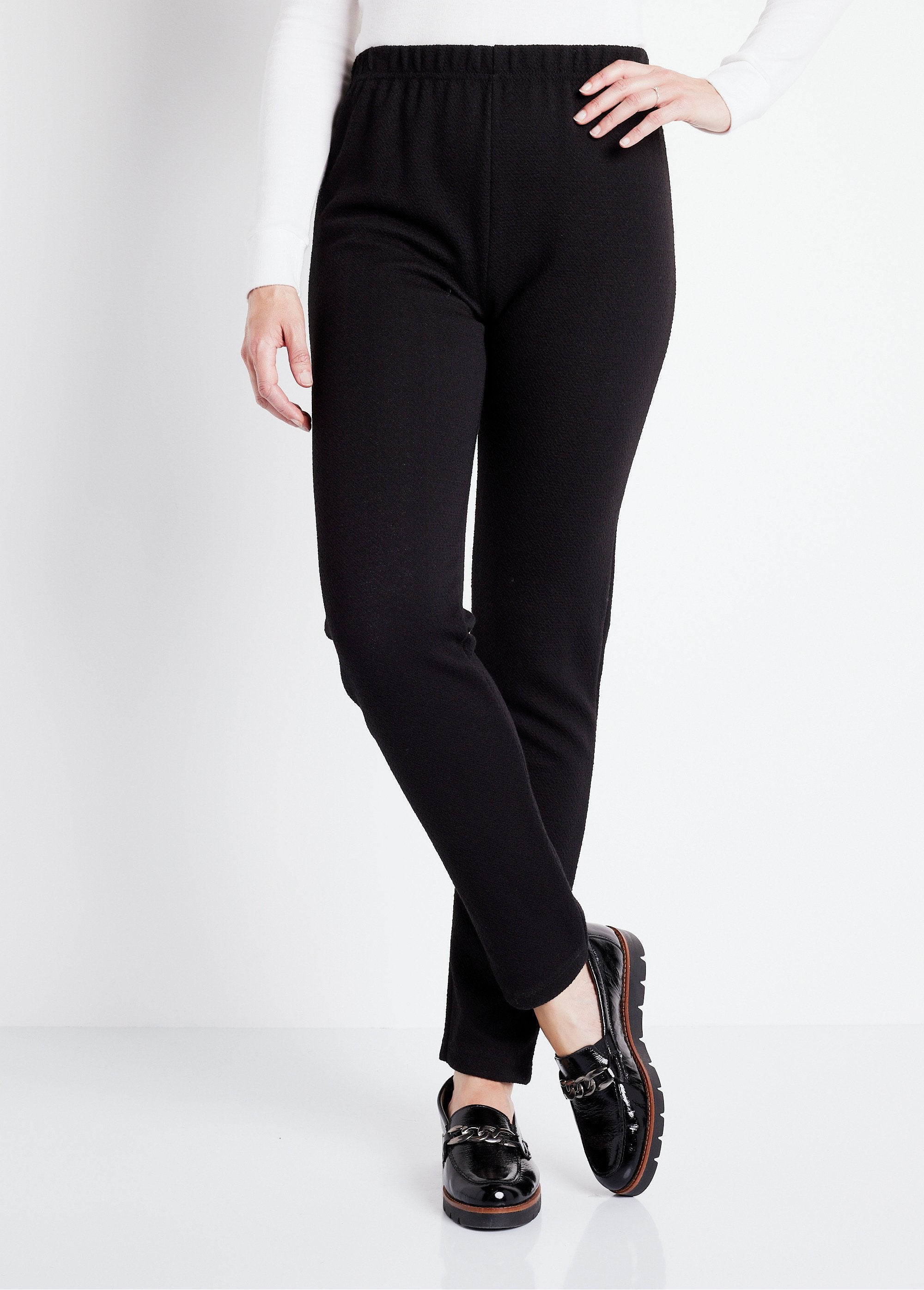 Leggings_in_jersey_stretch_con_elastico_in_vita_Nero_semplice_FA1_slim