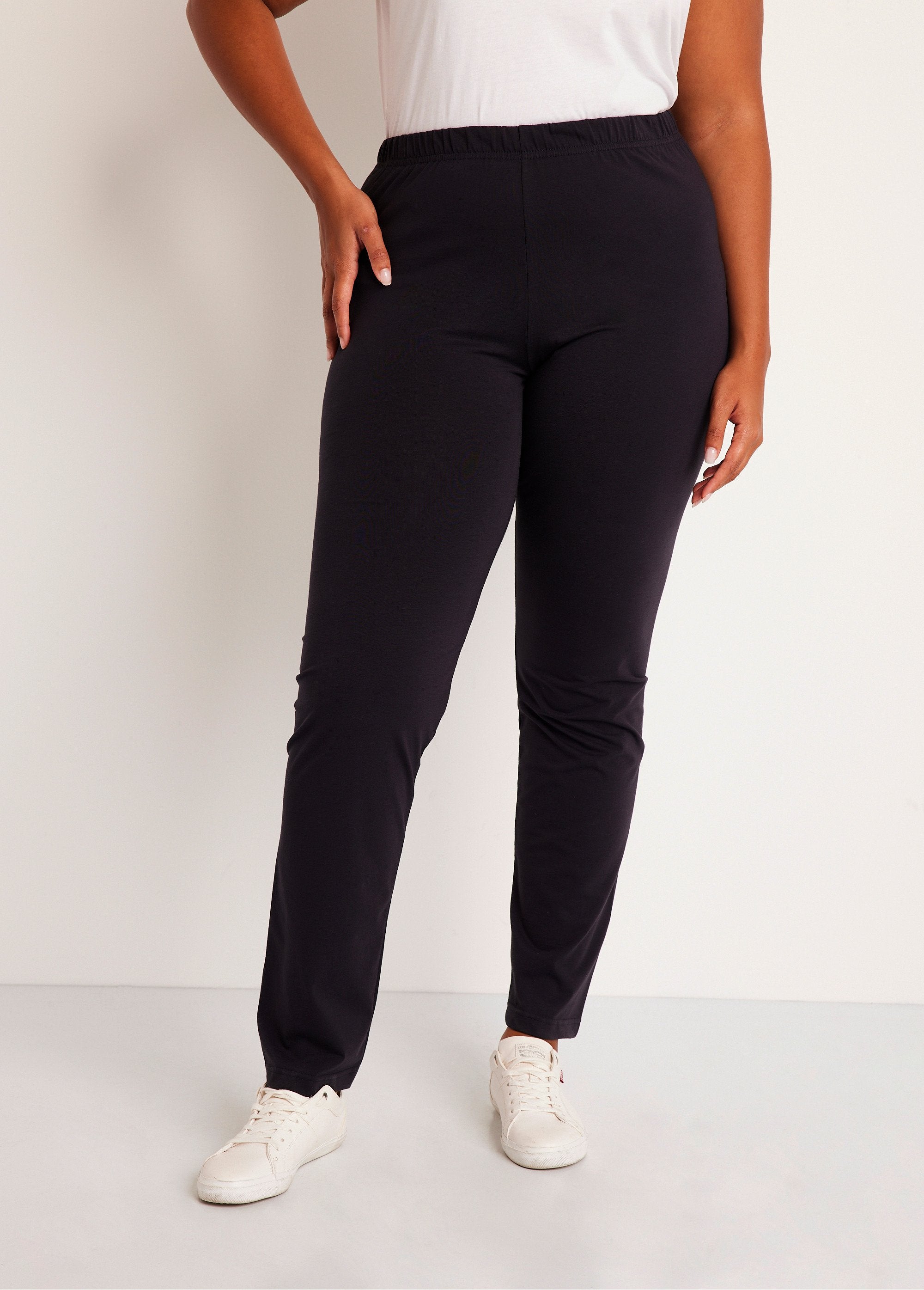 Leggings_in_jersey_di_cotone_con_elastico_in_vita_NERO_FA1_curvy