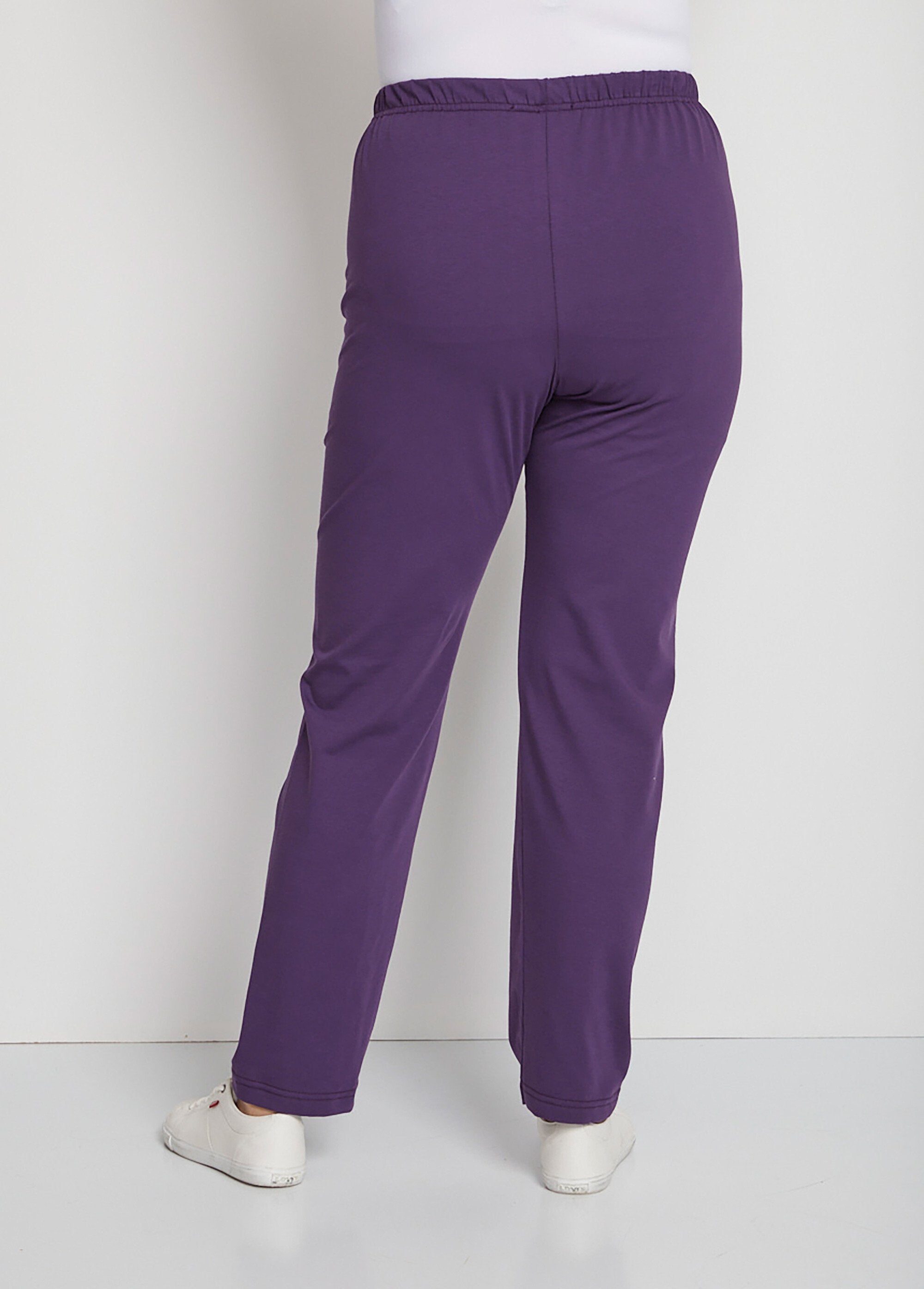 Leggings_in_jersey_di_cotone_con_elastico_in_vita_Prugna_DO1_curvy