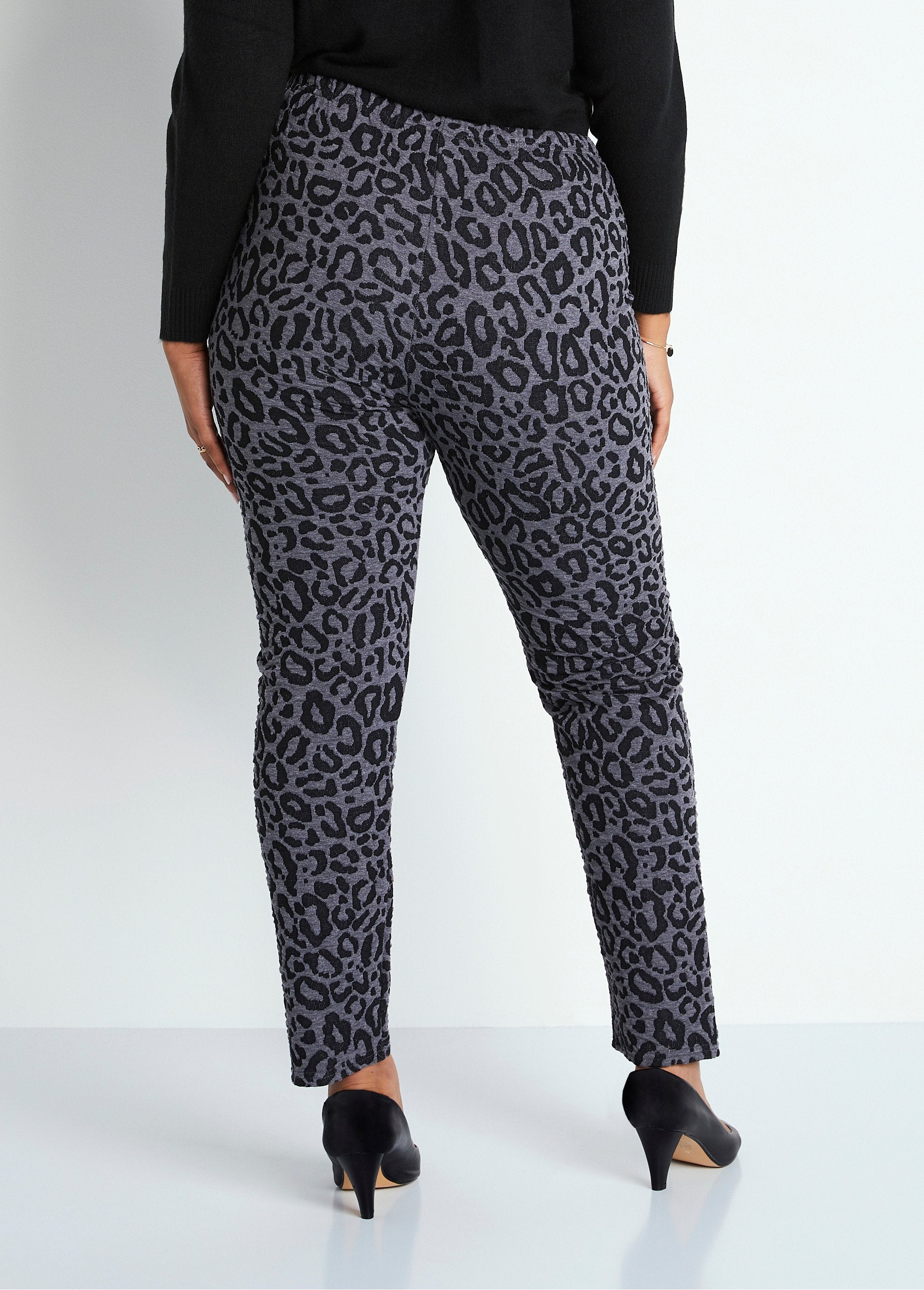 Legging_in_jacquard_con_vita_elasticizzata_Grigio_leopardo_DO1_curvy