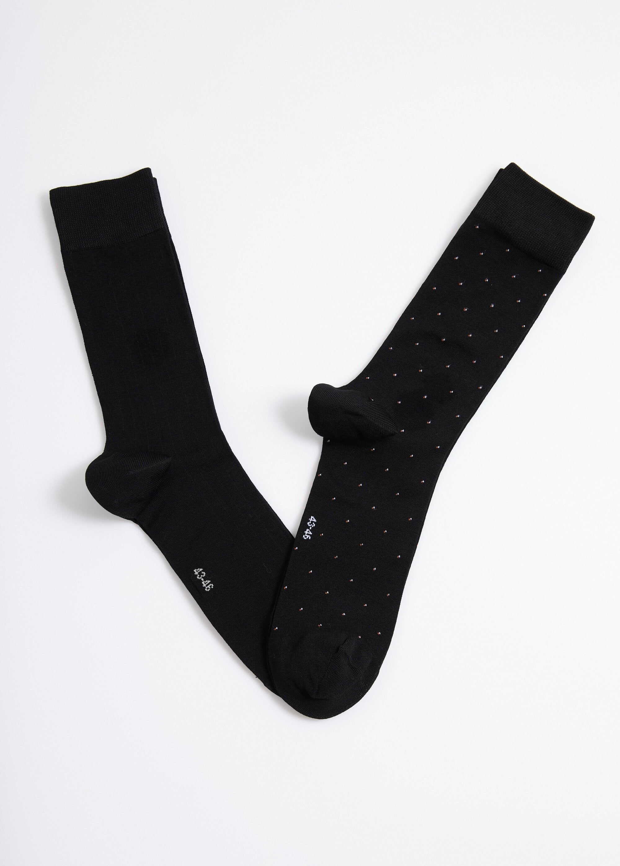Set_di_2_calzini_a_pois_e_a_coste_Noir_FA1_slim