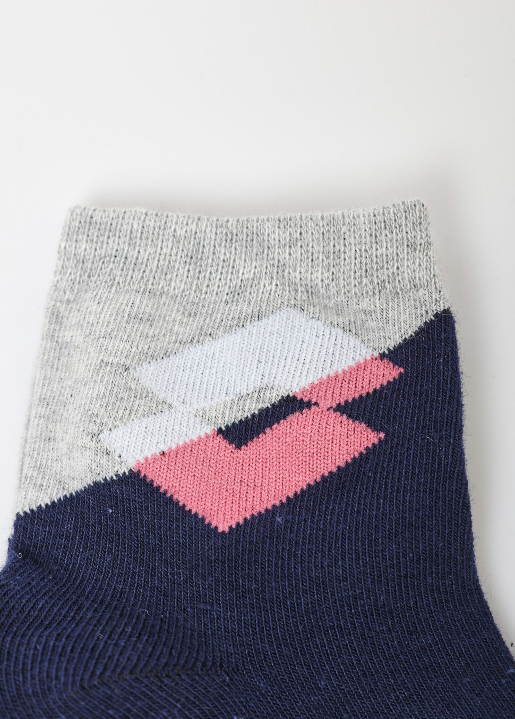 Confezione_di_3_calzini_colorati_con_logo,_assortiti_Assortis_bleu_DE2_slim