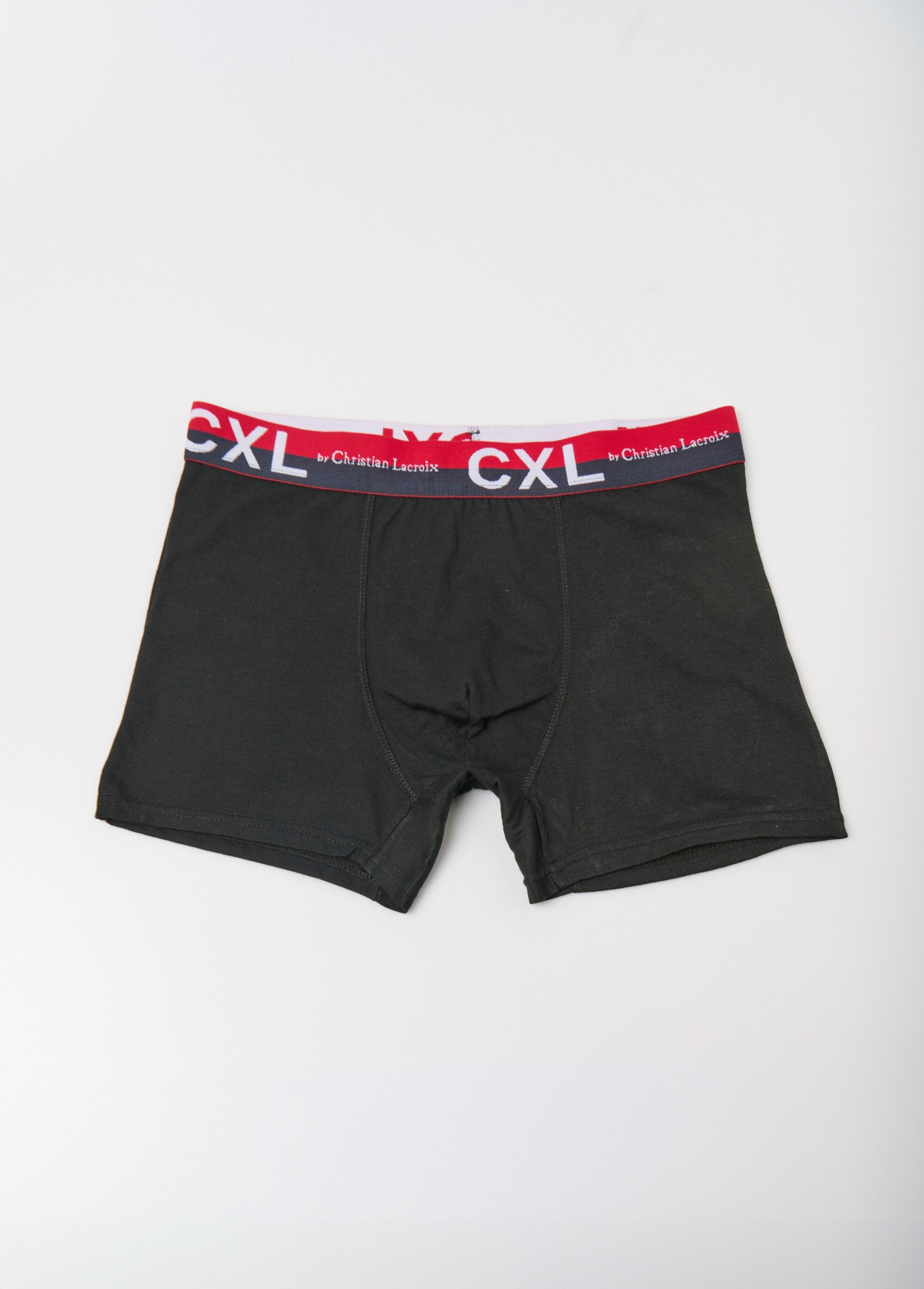 Confezione_da_4_boxer_in_tinta_unita_con_logo_in_vita_Noir_FA1_slim