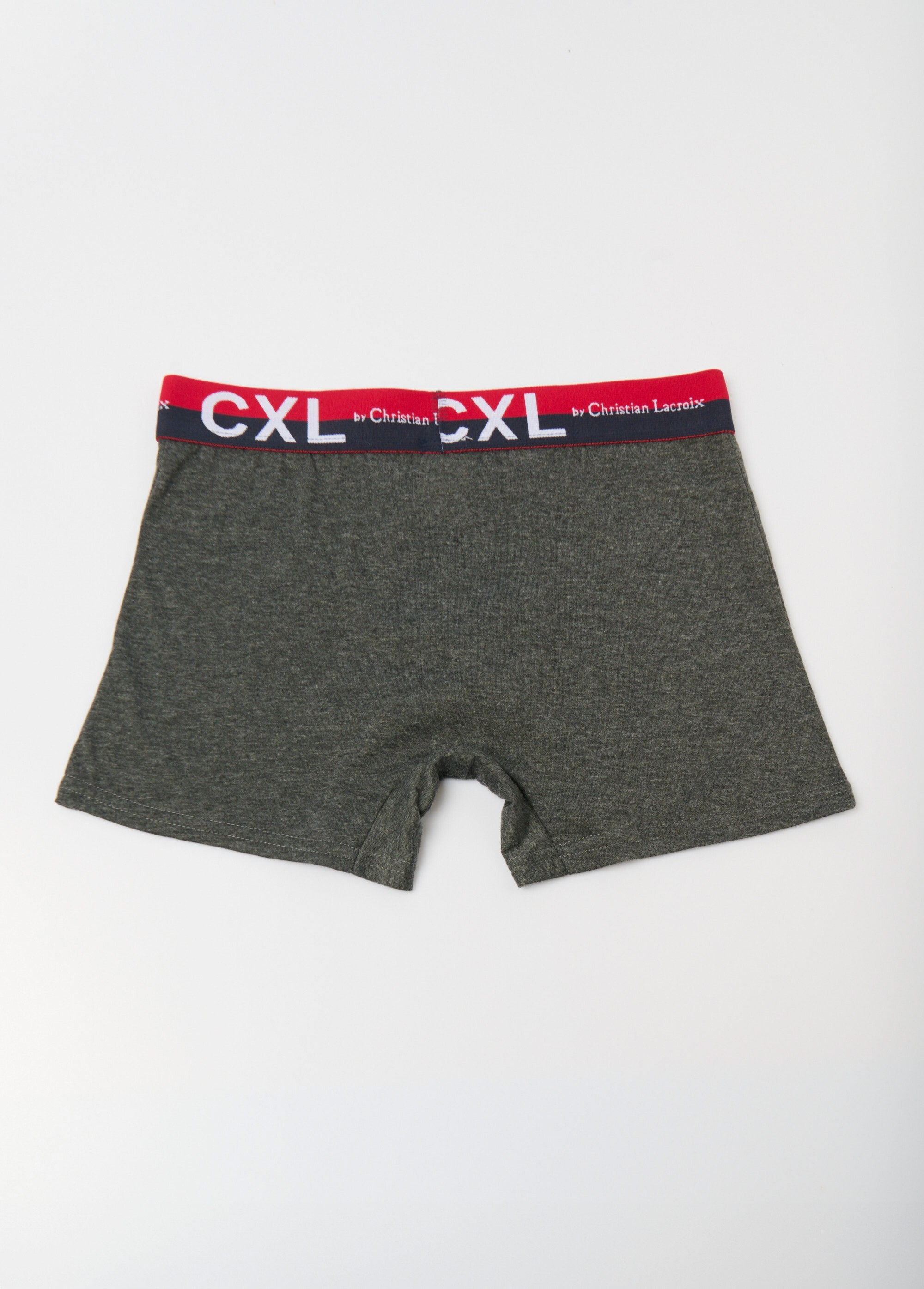 Confezione_da_4_boxer_in_tinta_unita_con_logo_in_vita_Gris_fonce_DO1_slim