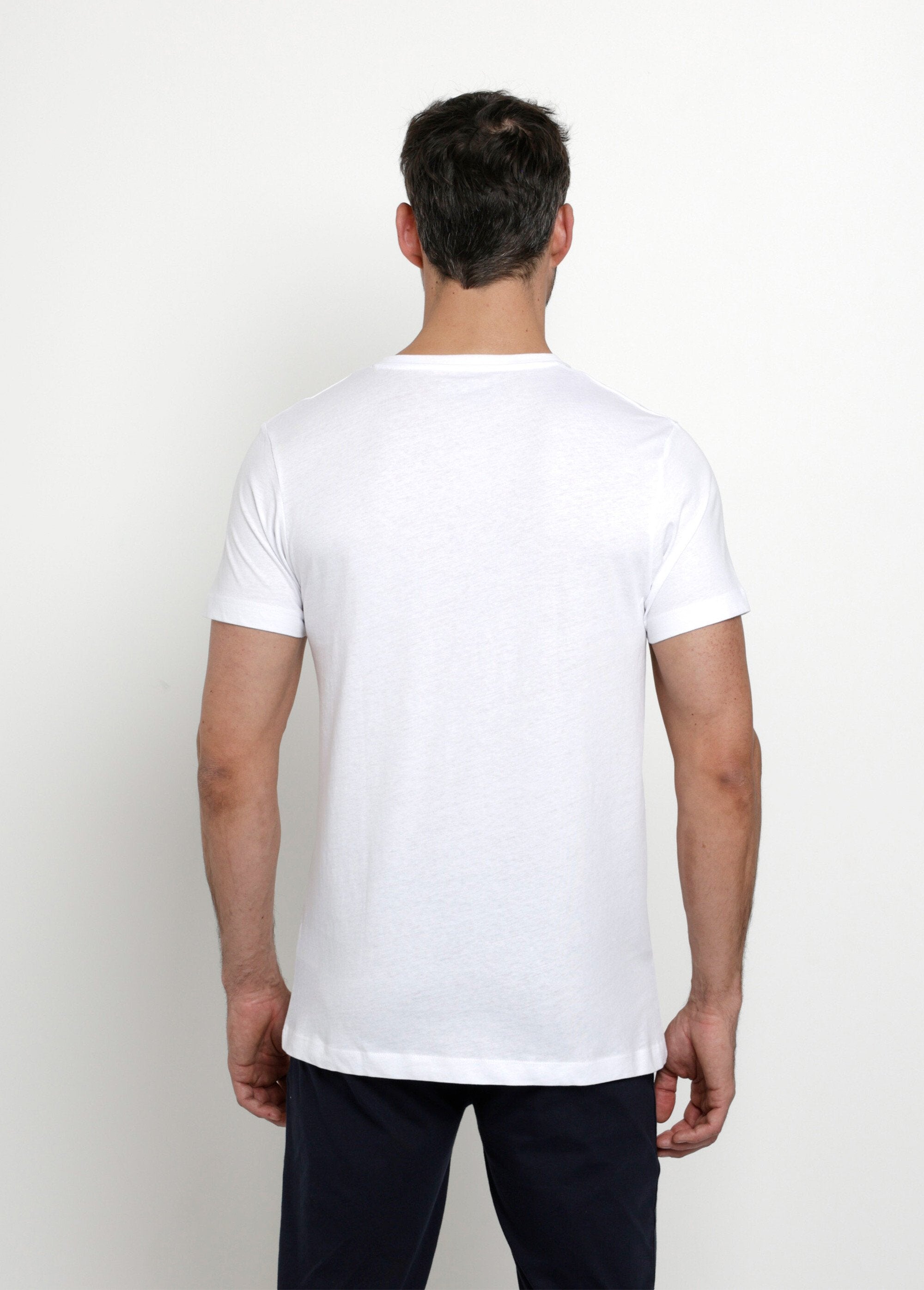 T-shirts_essentiel_col_V_manches_courtes_Blanc_DO1_slim