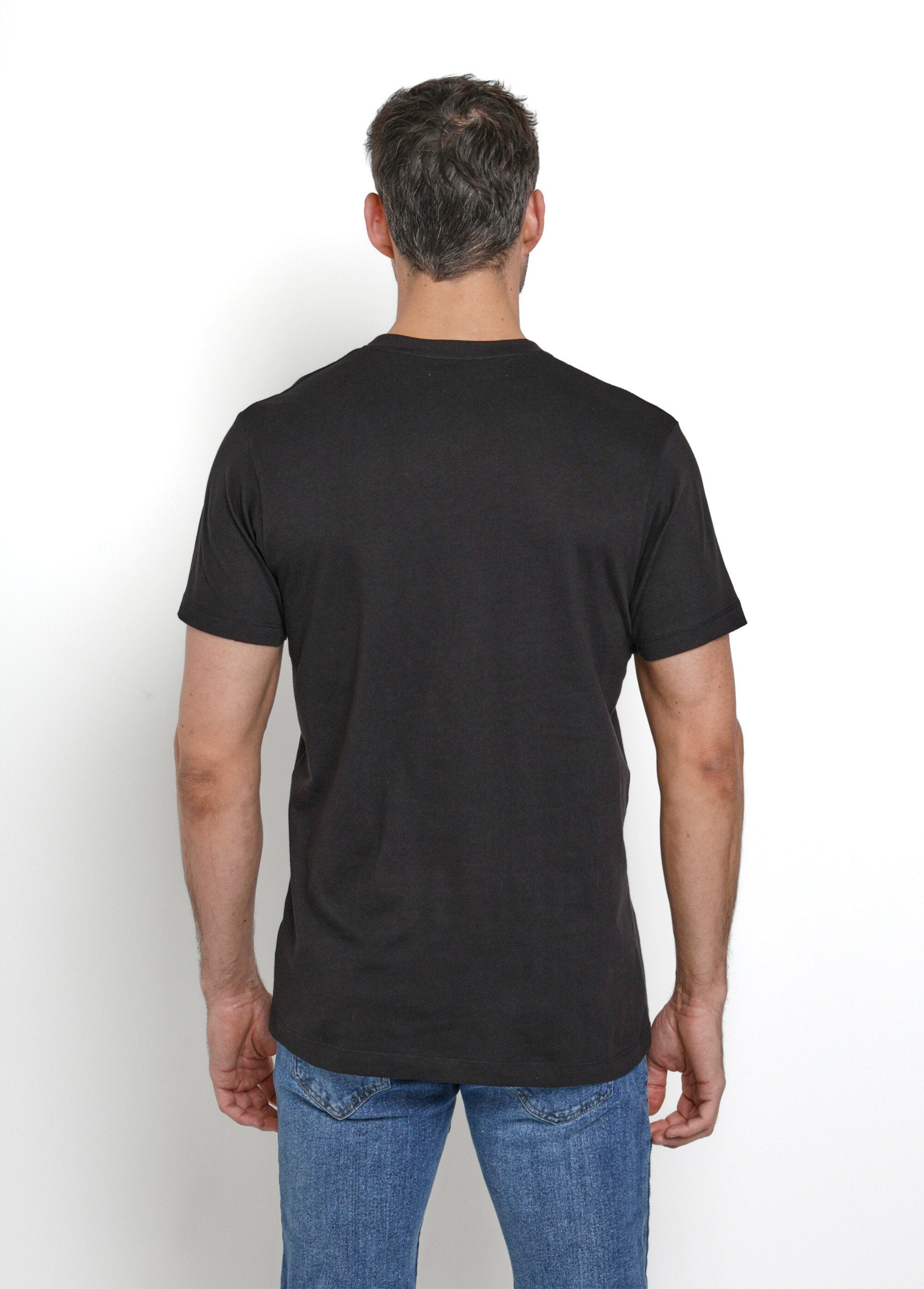 T-shirts_assortis_col_V_manches_courtes_Assortis_noir_DO2_slim