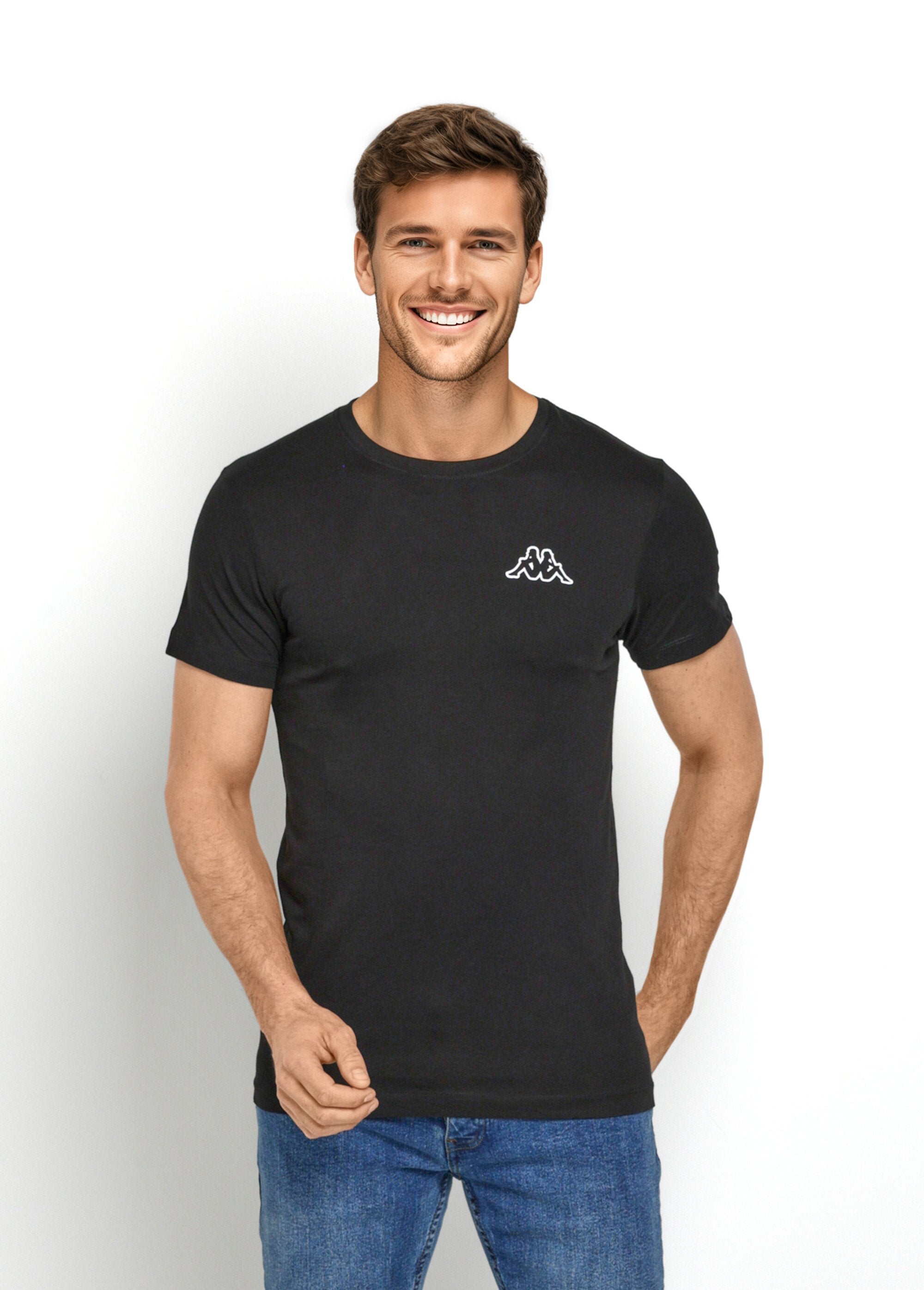 T-shirt_a_maniche_corte_con_scollo_rotondo_Noir_FA1_slim