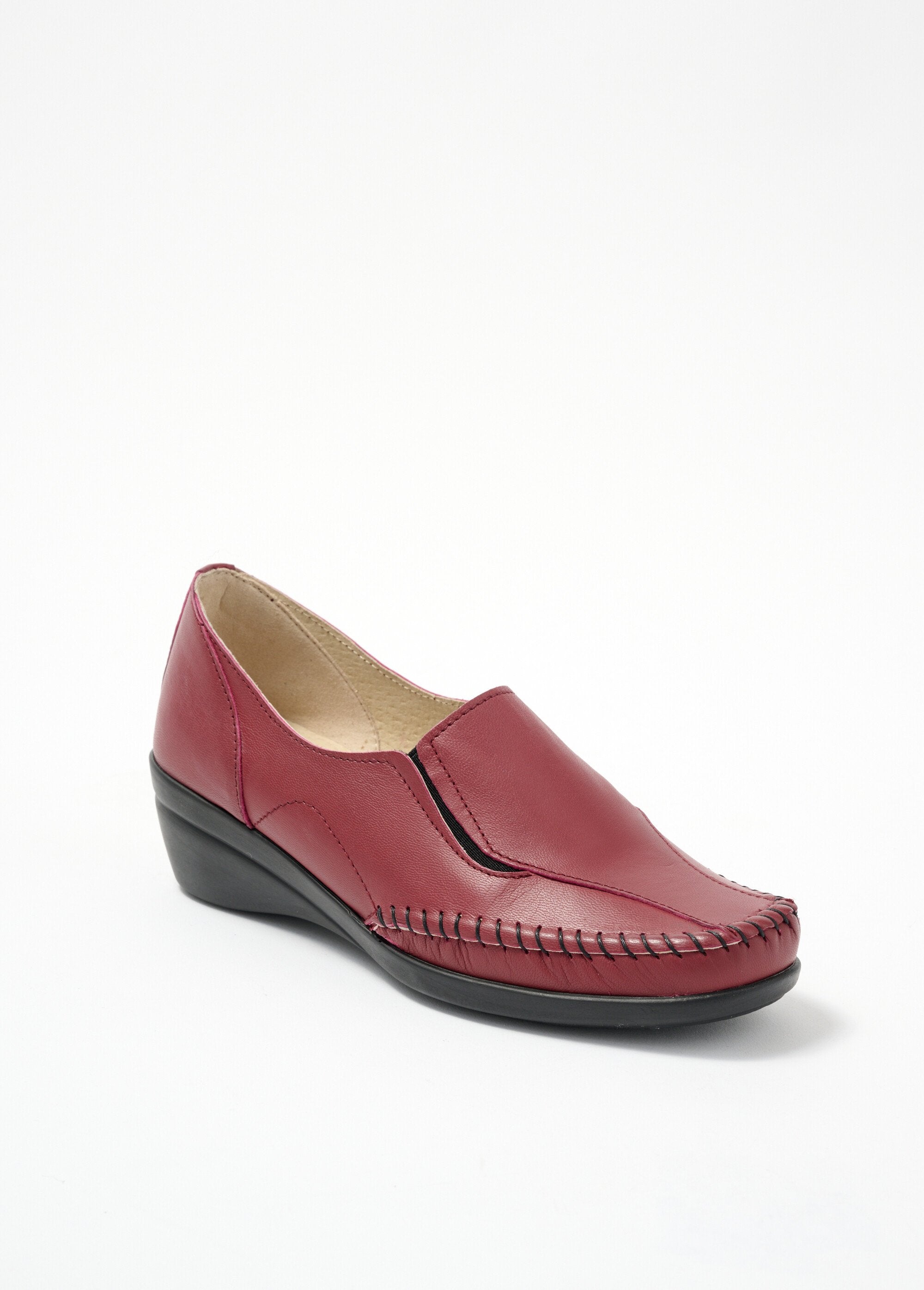 Mocassins_compensés_cuir_grande_largeur_Bordeaux_FA1_slim