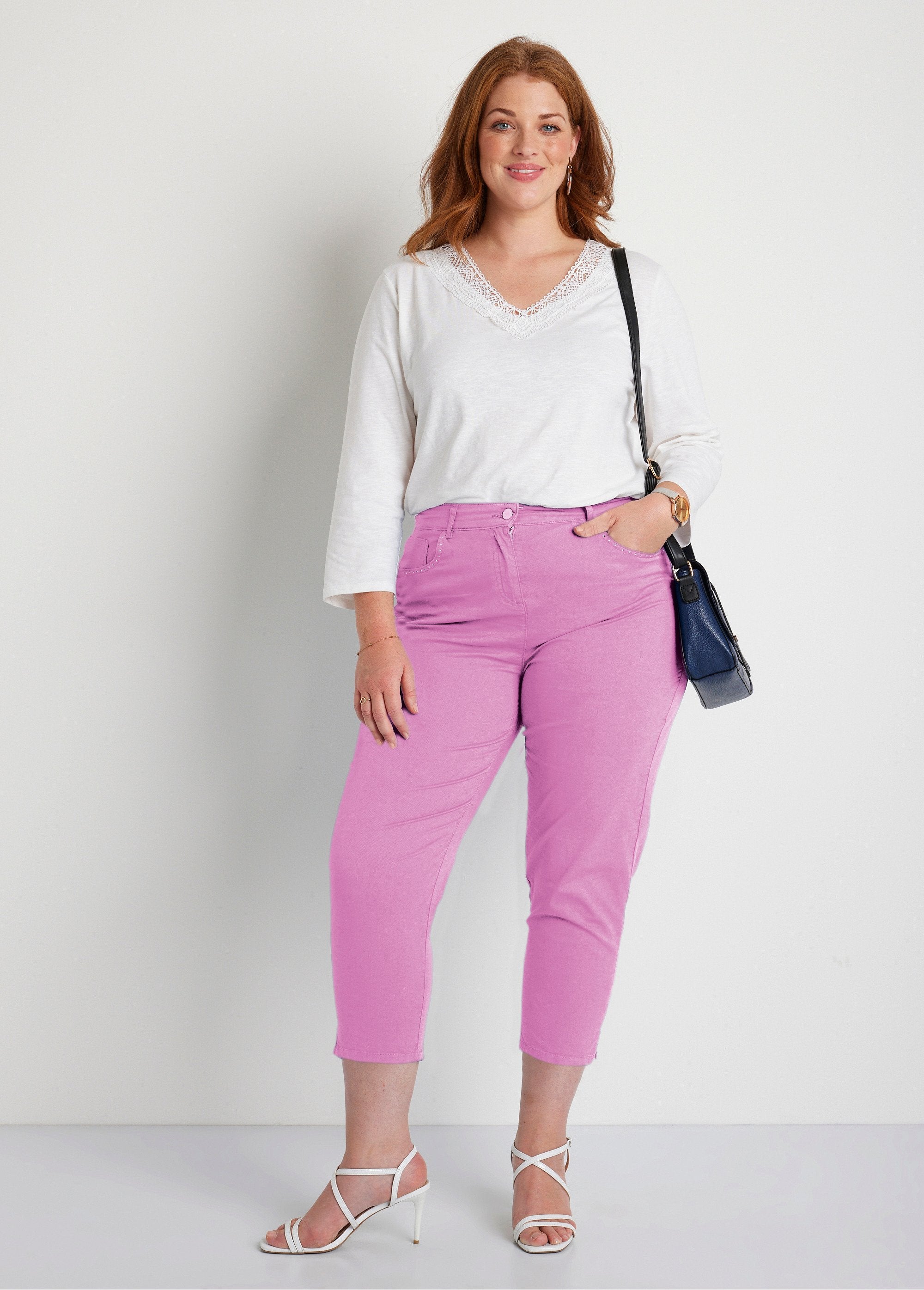 Pantaloni_con_elastico_in_vita_5_tasche_Lilla_SF1_curvy