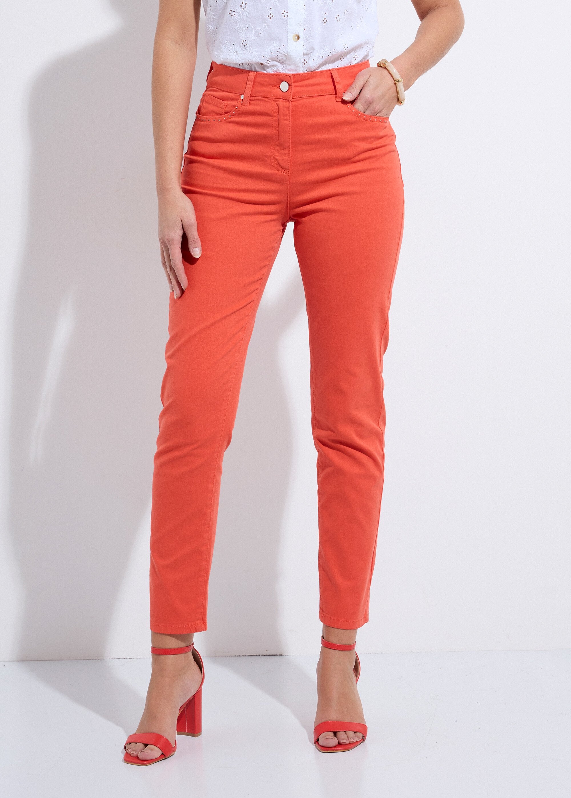 Pantaloni_con_elastico_in_vita_5_tasche_Corail_FA1_slim