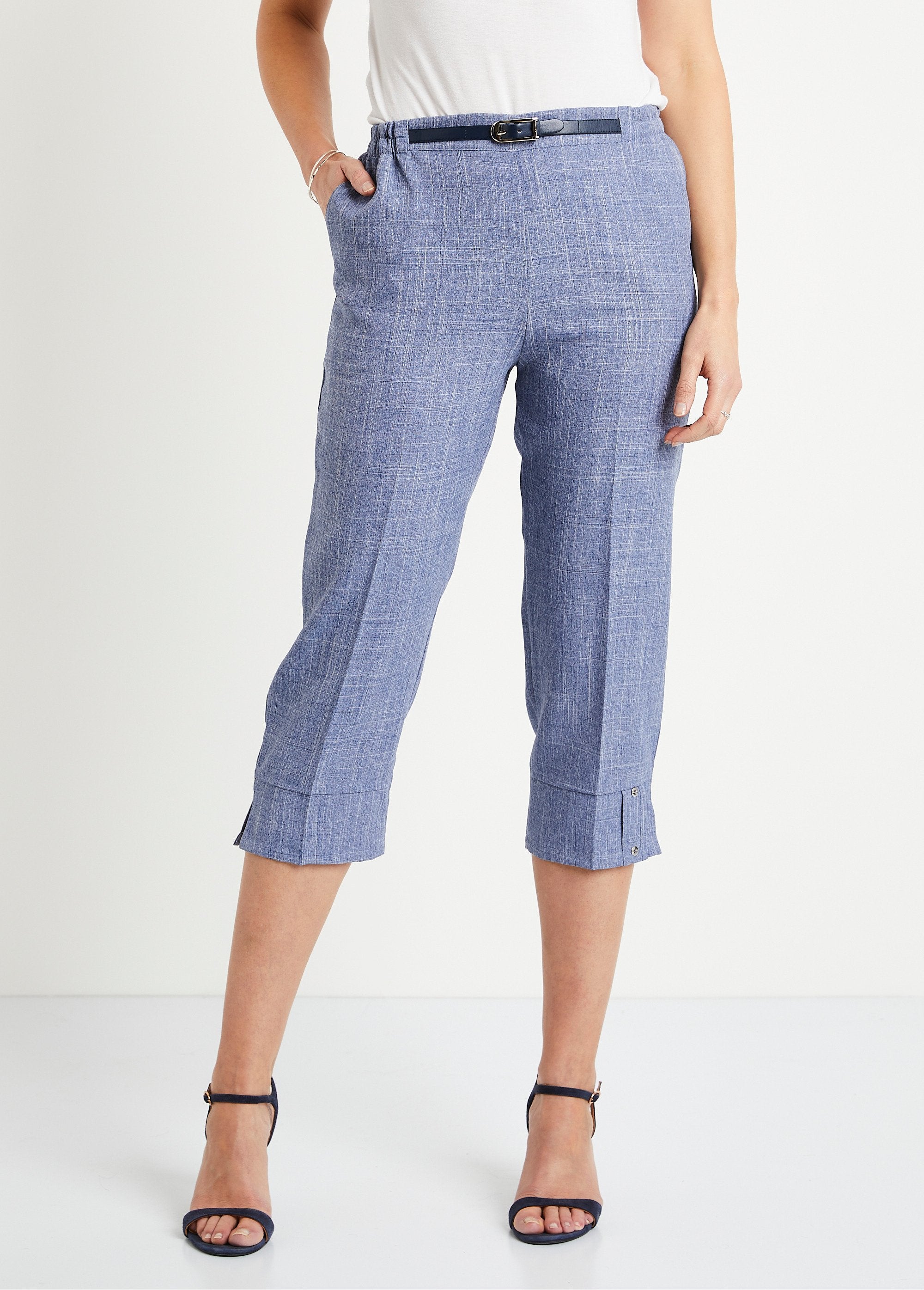 Pantaloni_con_fascia_semielastica_in_vita_Blu_FA1_slim