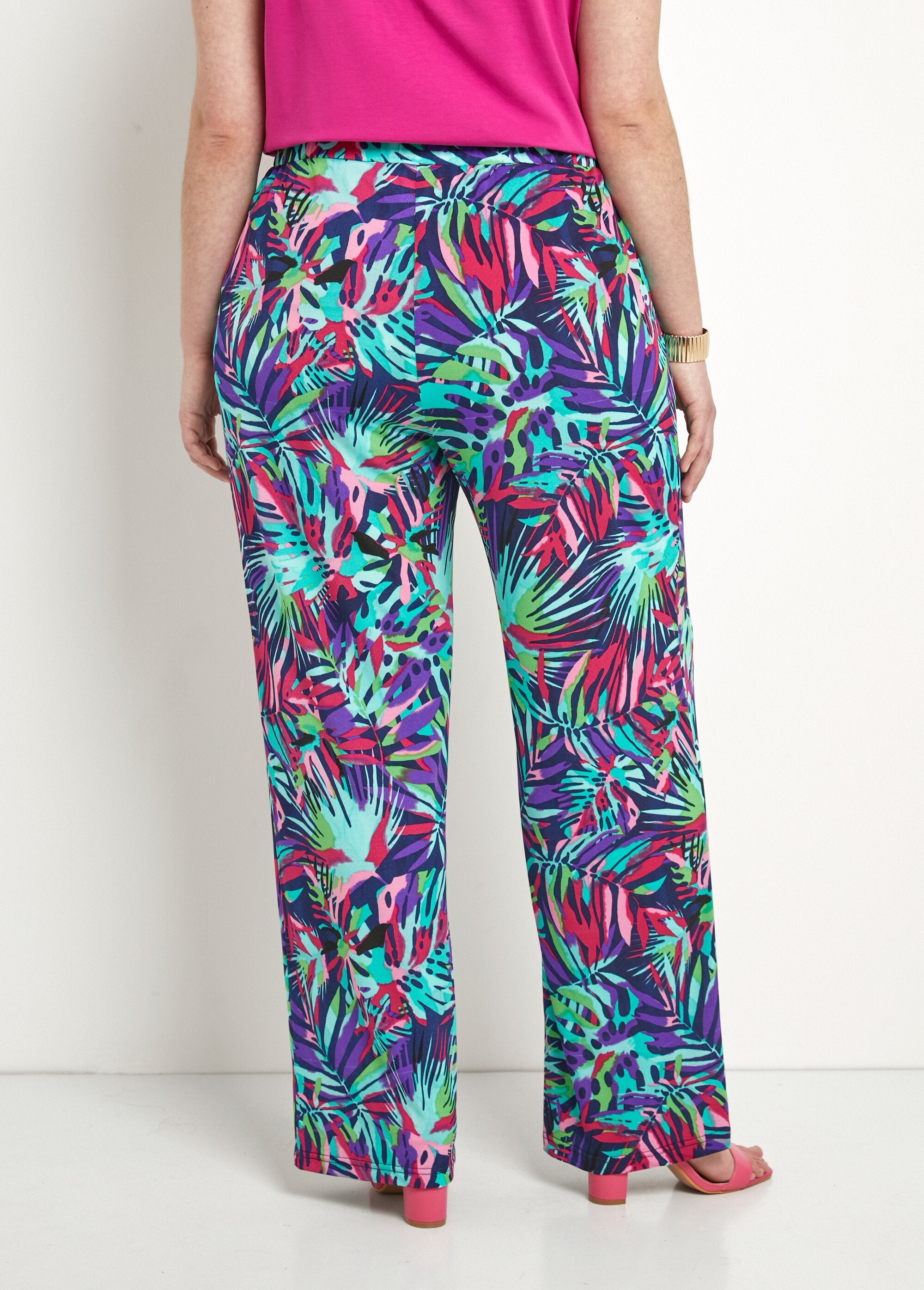 Pantaloni_aderenti_con_elastico_stampato_in_vita_Multicolore_DO1_curvy