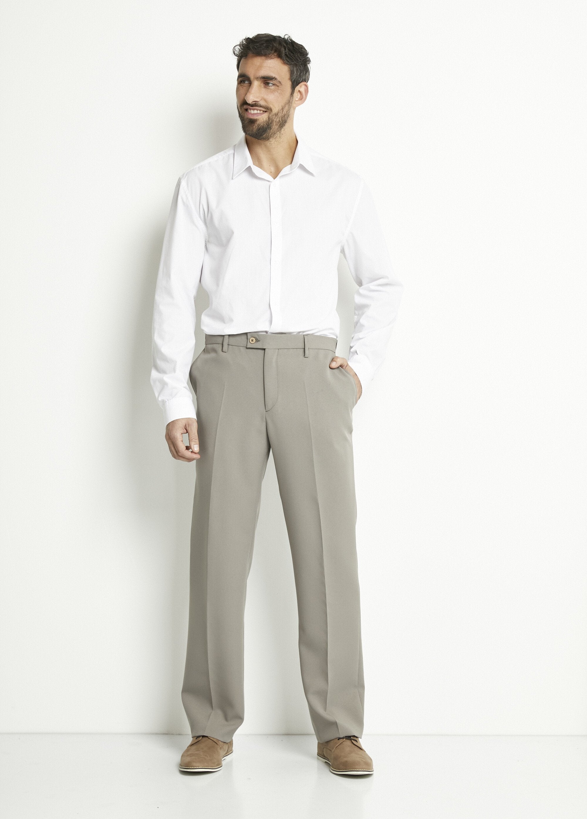 Pantaloni_in_poliestere_invisibili_con_cintura_regolabile_in_vita_Beige_fonce_SF1_slim