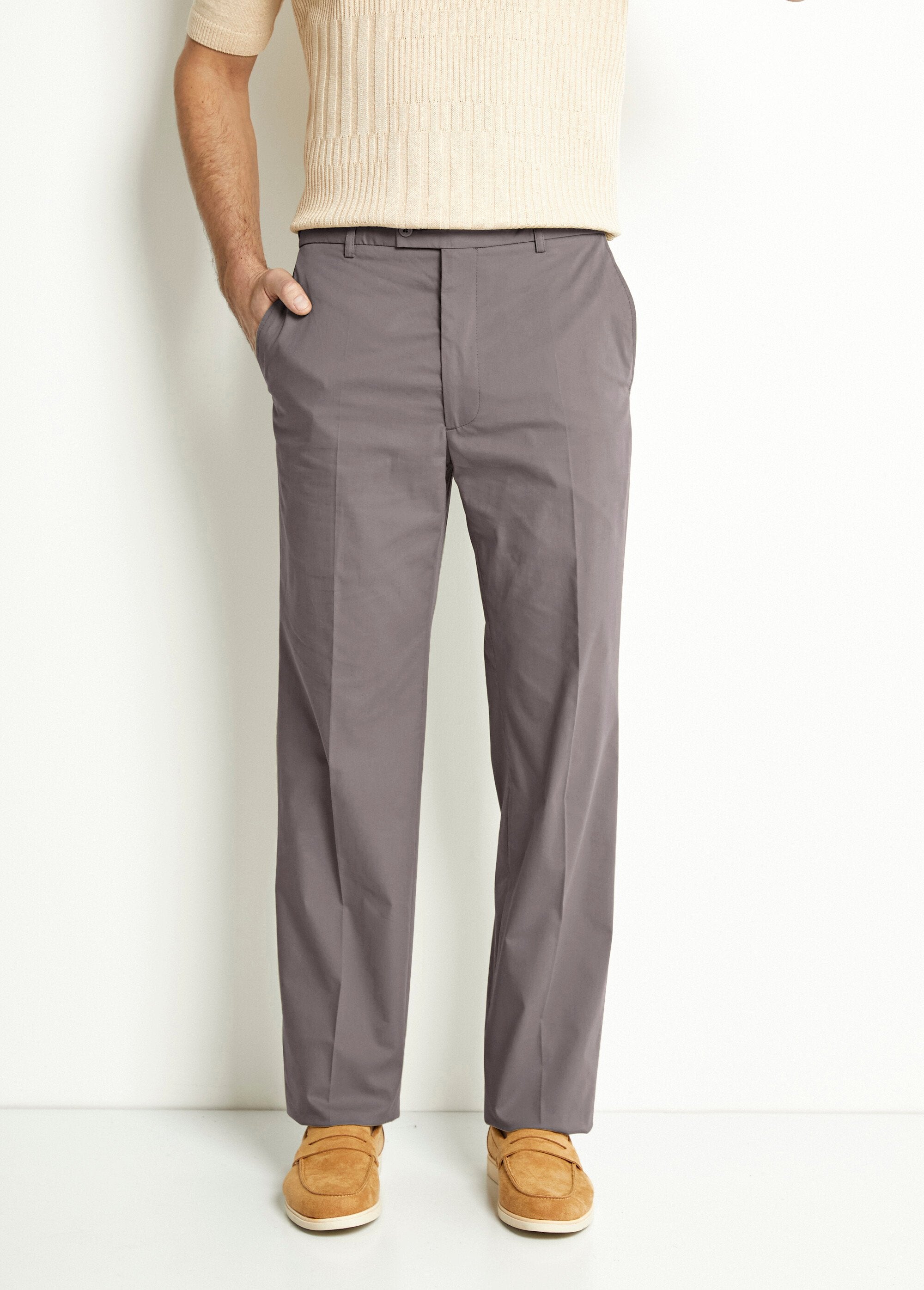 Pantaloni_in_policotone_con_cintura_invisibile_regolabile_in_vita_Gris_FA1_slim