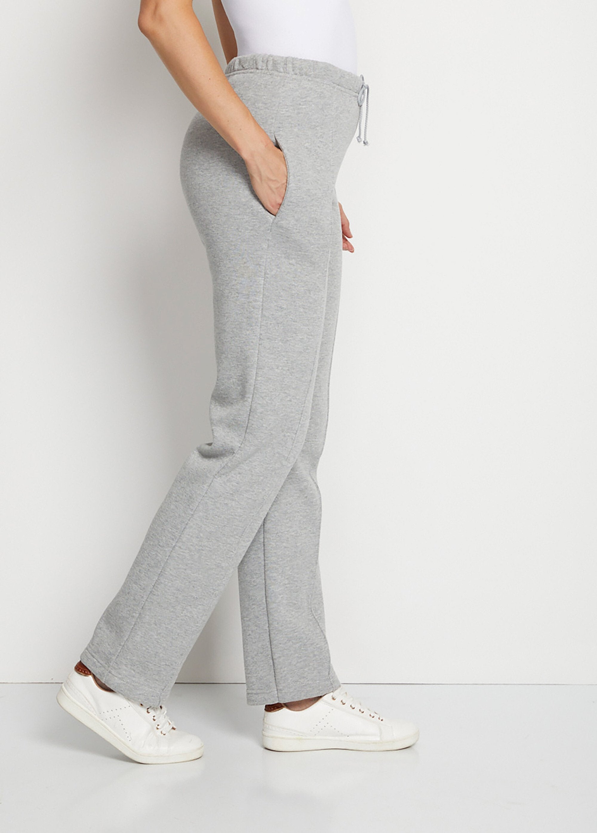 Pantaloni_lounge_con_elastico_in_vita_in_pile_Grigio_chiaro_DR1_slim