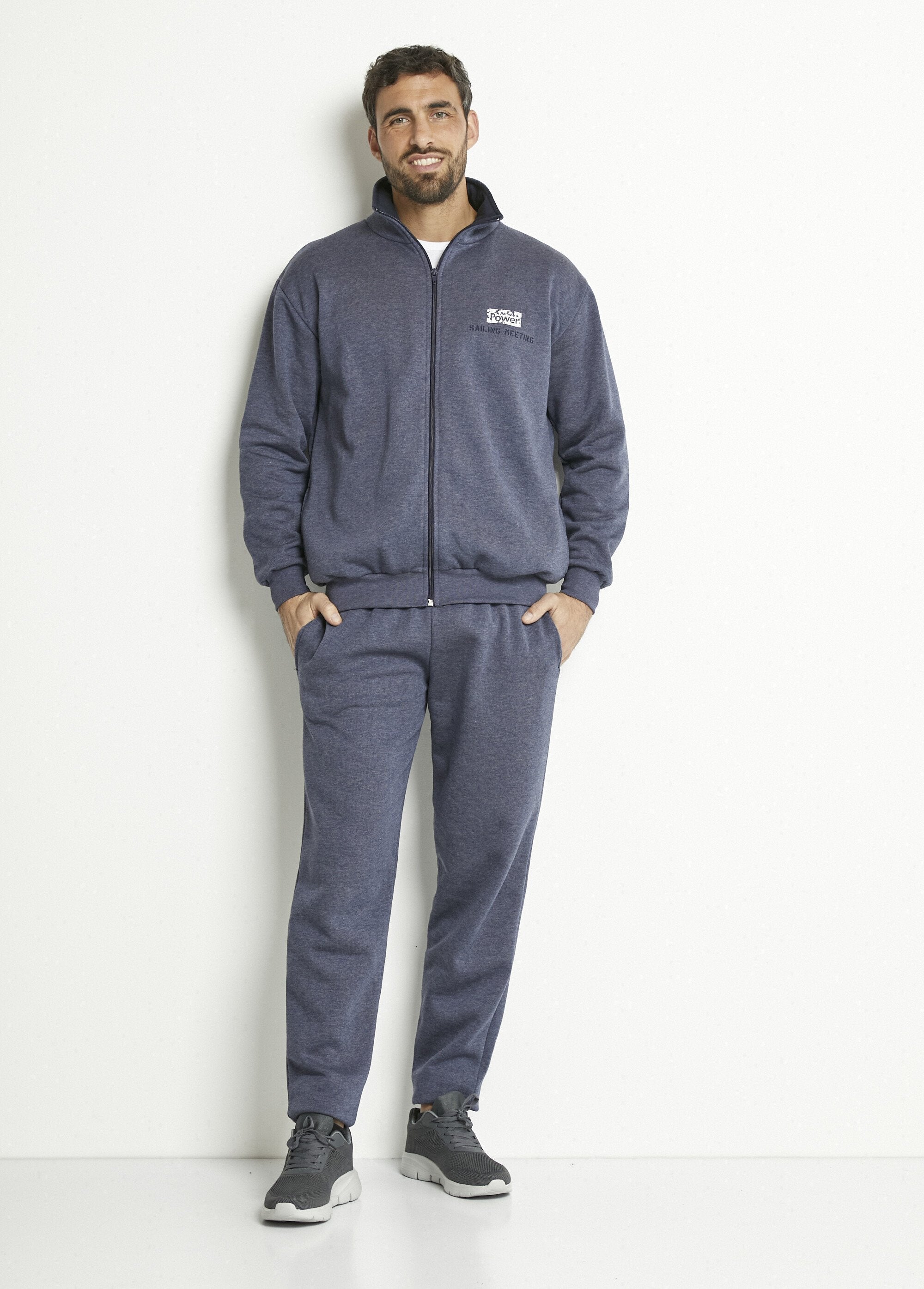 Pantaloni_da_jogging_in_pile_con_elastico_in_vita_Bleu_grise_SF1_slim