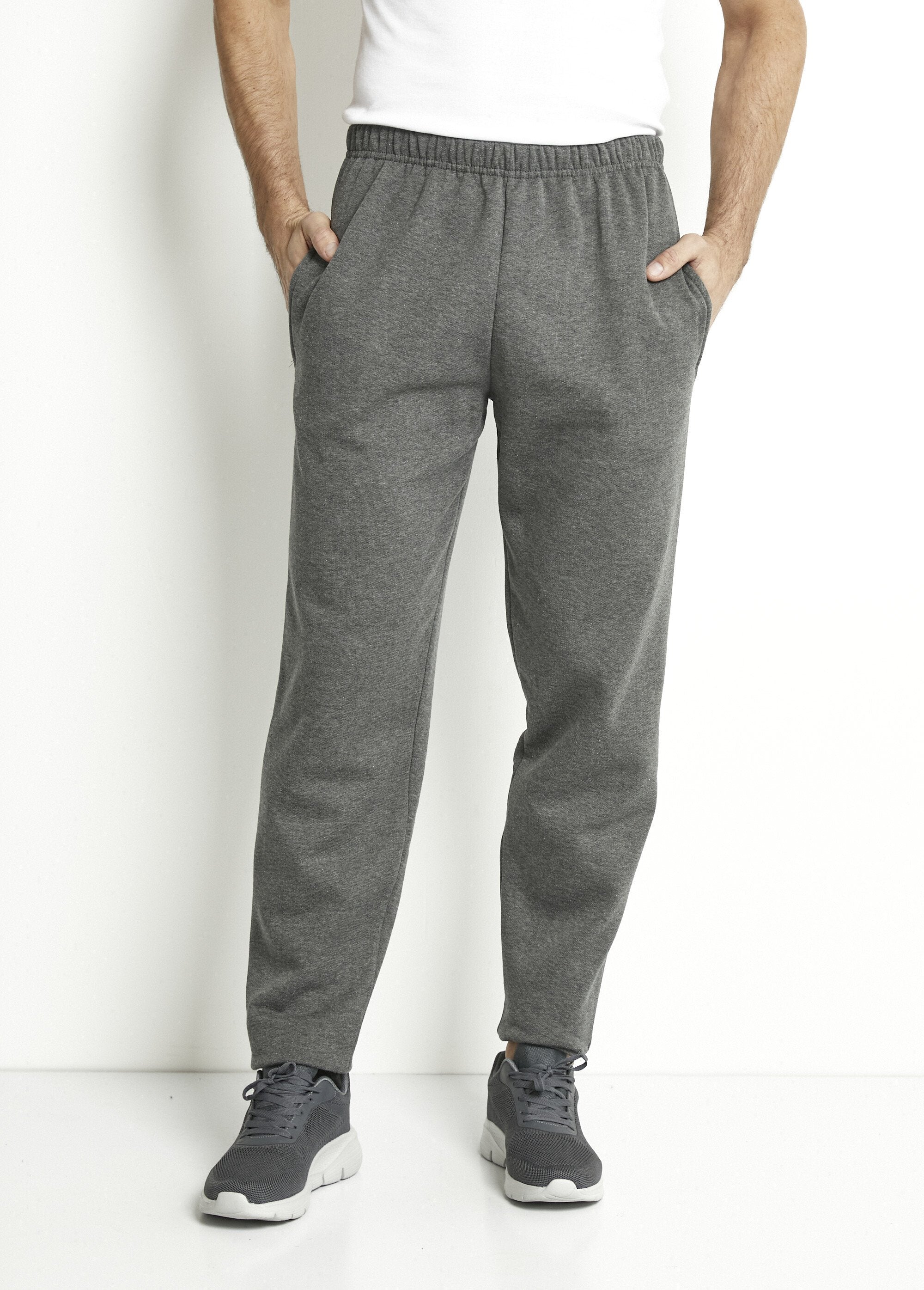 Pantaloni_da_jogging_in_pile_con_elastico_in_vita_Gris_anthracite_FA1_slim