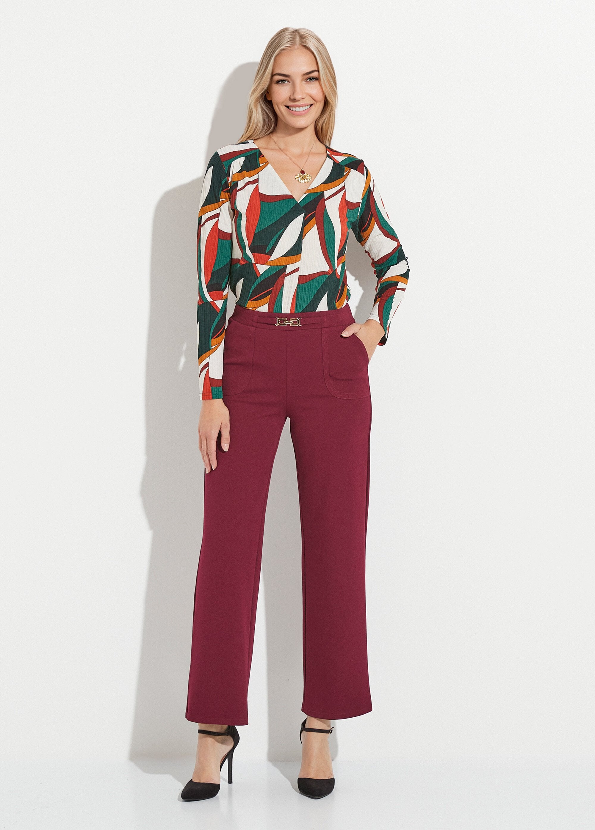 Pantaloni_a_gamba_dritta_con_elastico_in_vita_e_cintura_gioiello_Bordeaux_SF1_slim
