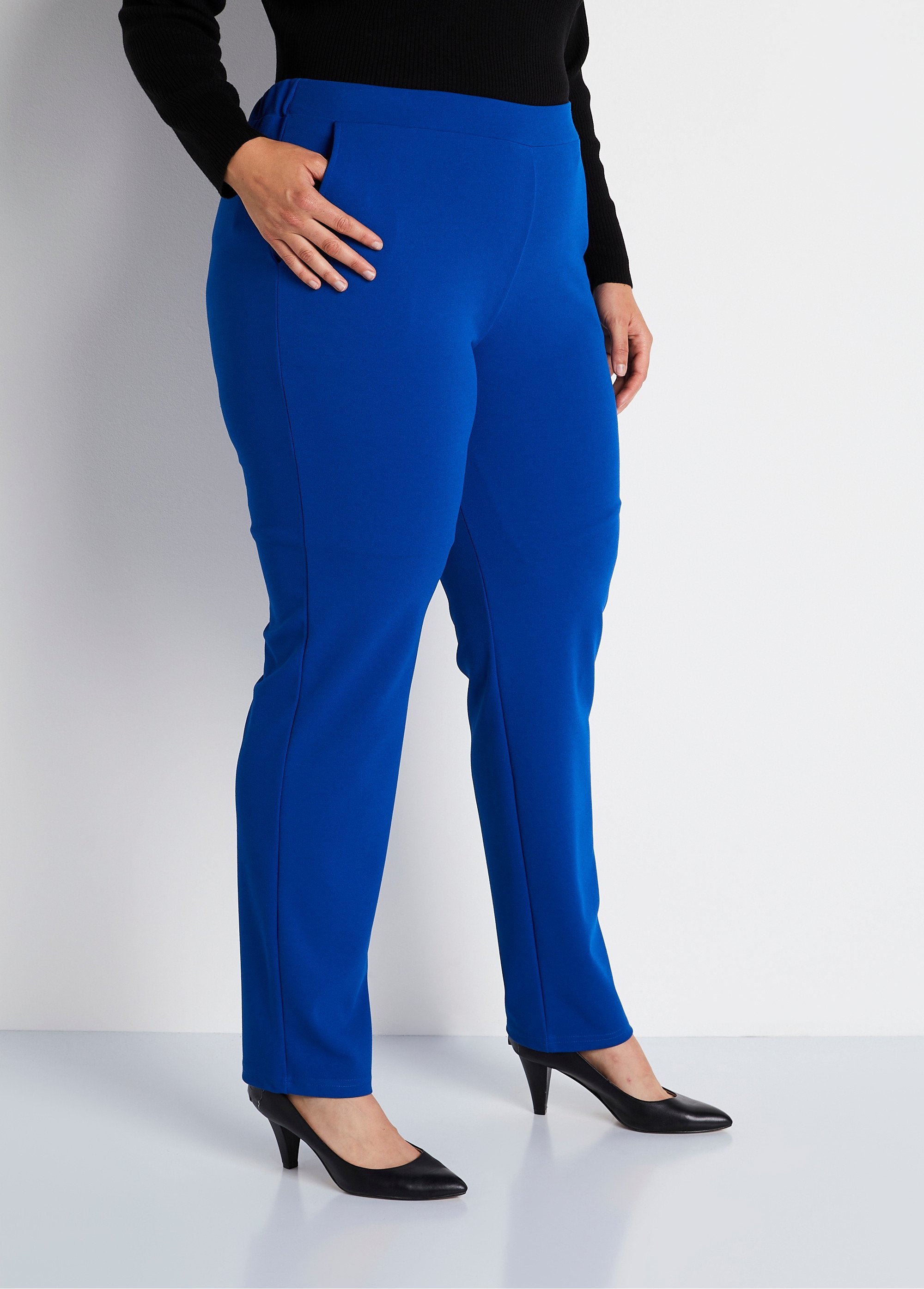 Pantaloni_a_gamba_dritta_con_elastico_in_vita_in_maglia_crepe_Blu_duro_DR1_curvy