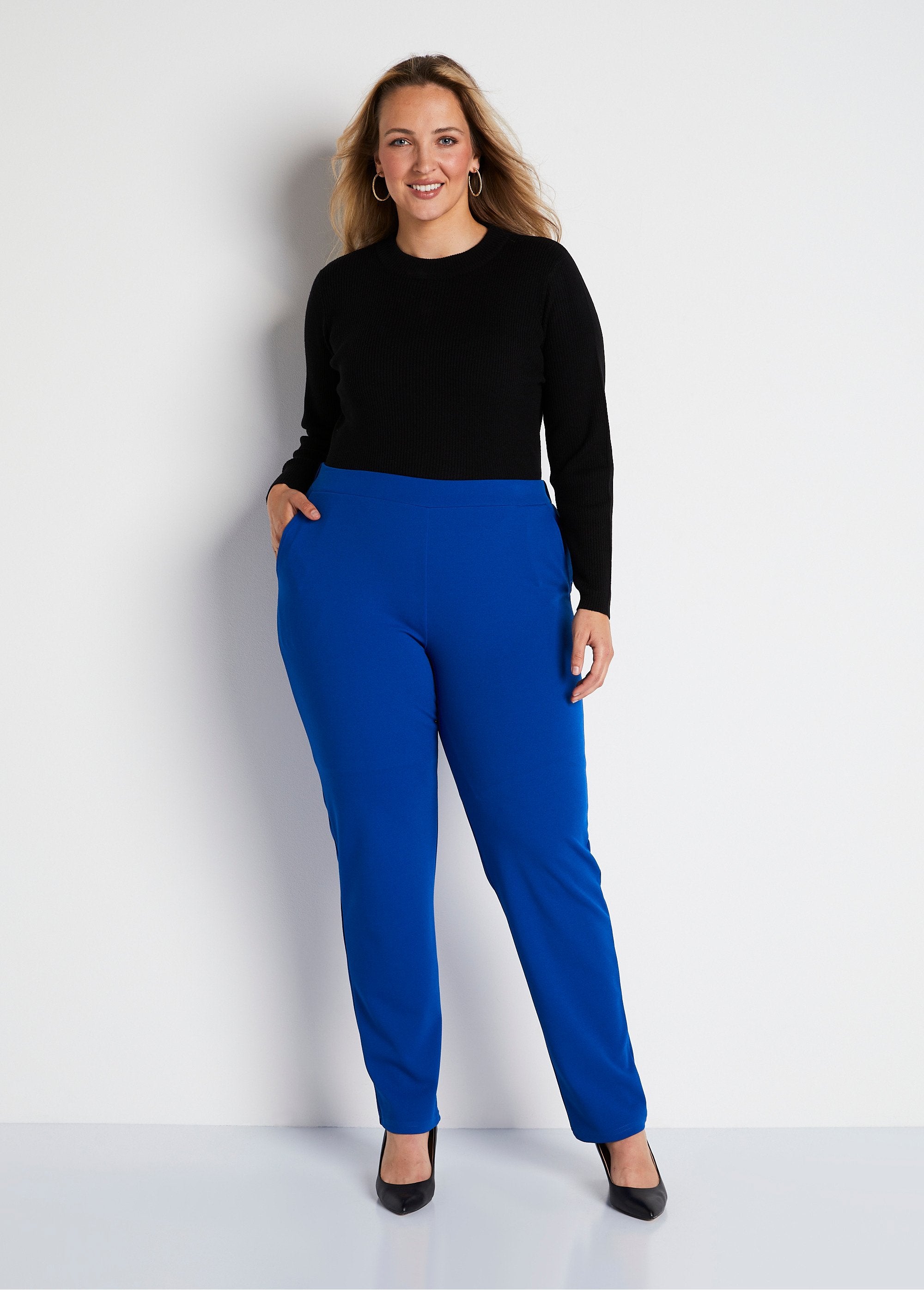 Pantaloni_a_gamba_dritta_con_elastico_in_vita_in_maglia_crepe_Blu_duro_SF1_curvy