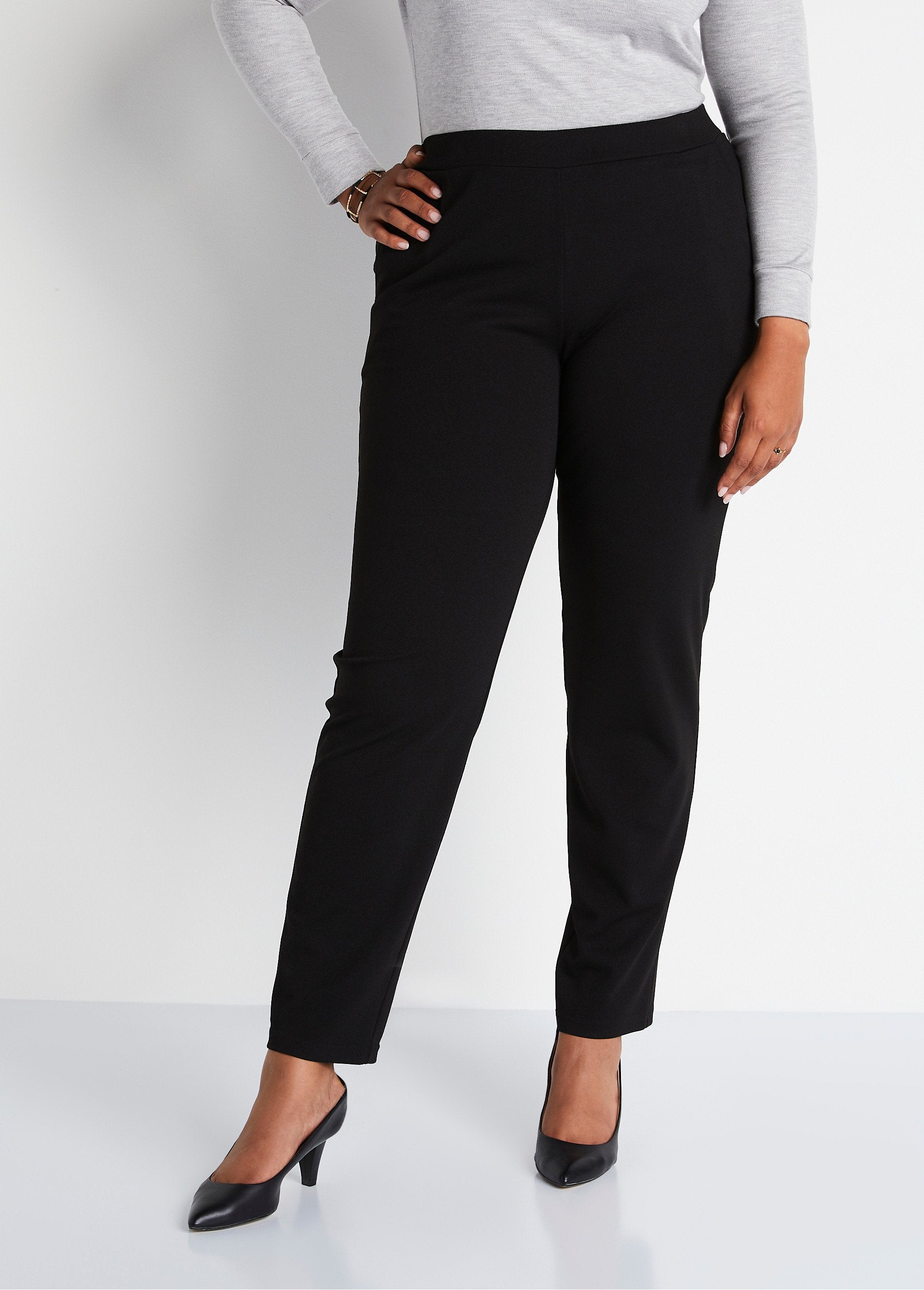 Pantaloni_a_gamba_dritta_con_elastico_in_vita_in_maglia_crepe_NERO_FA1_curvy